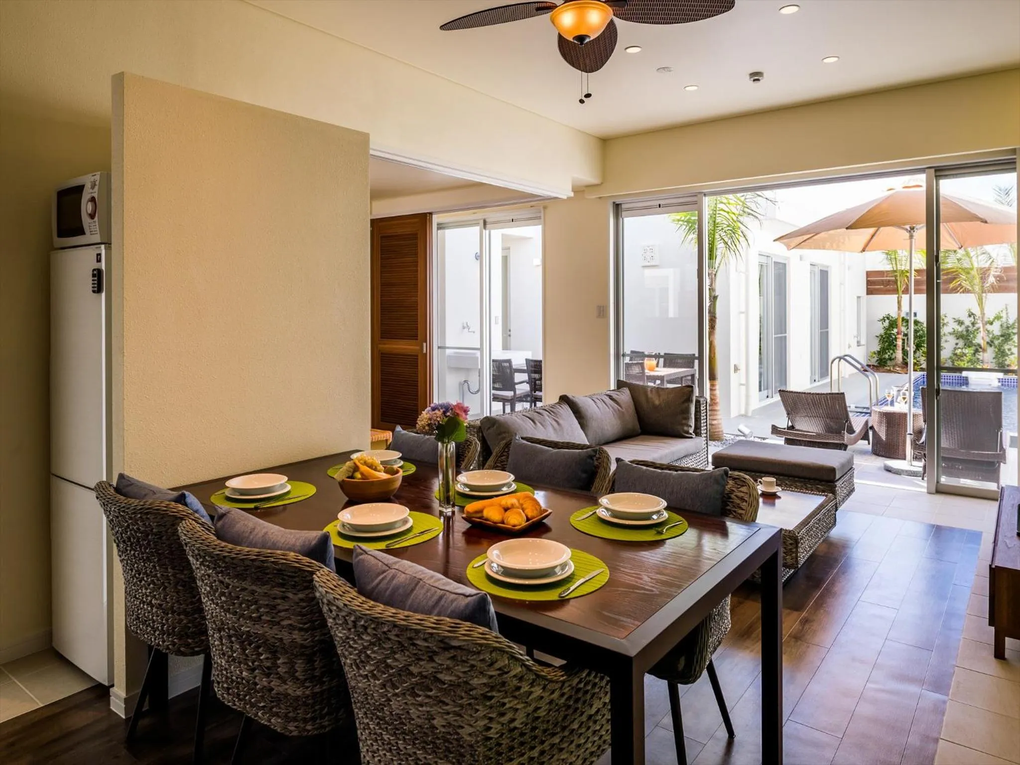 Living room in Ahman Suite Villa Sumuide
