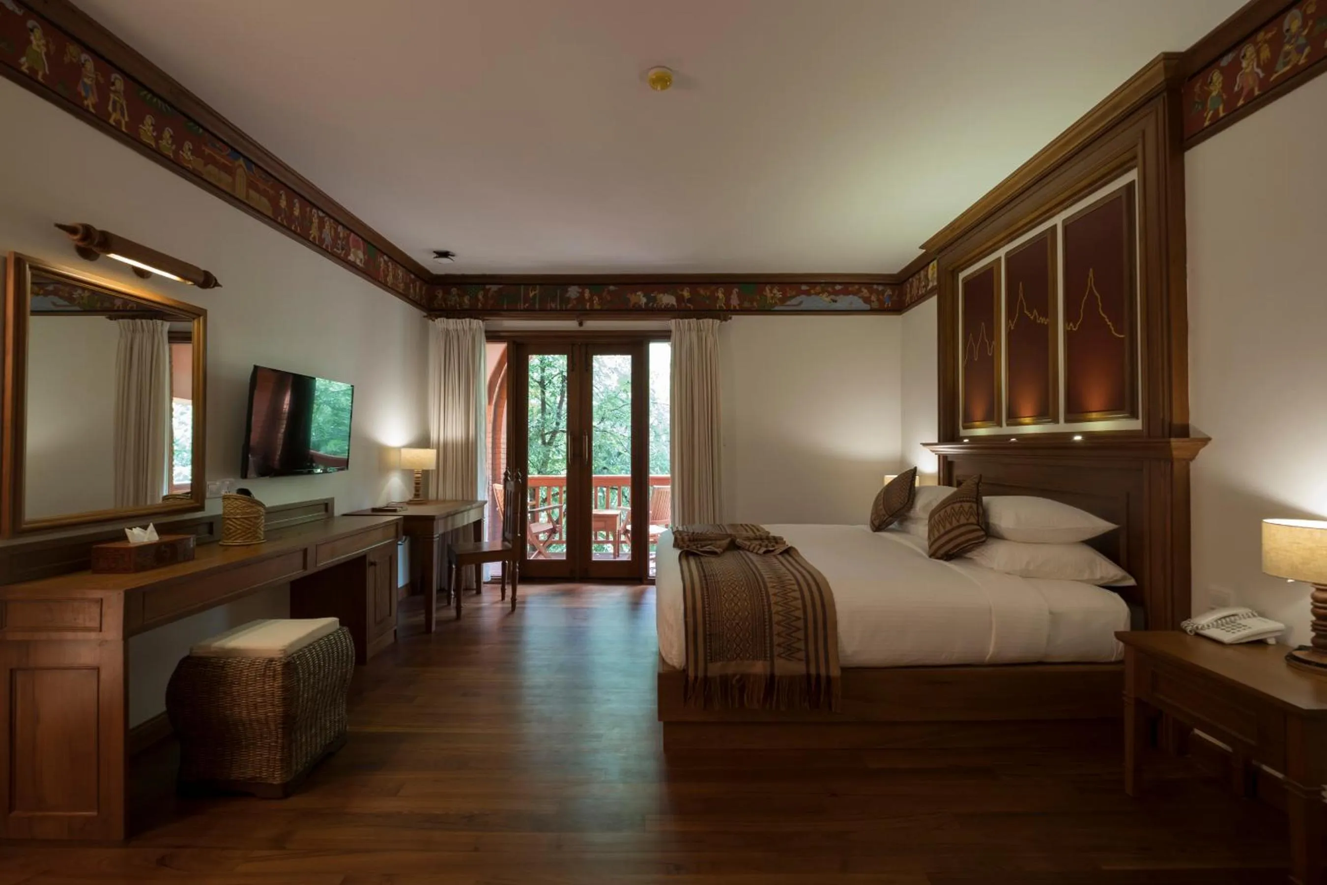 Living room in Heritage Bagan Hotel