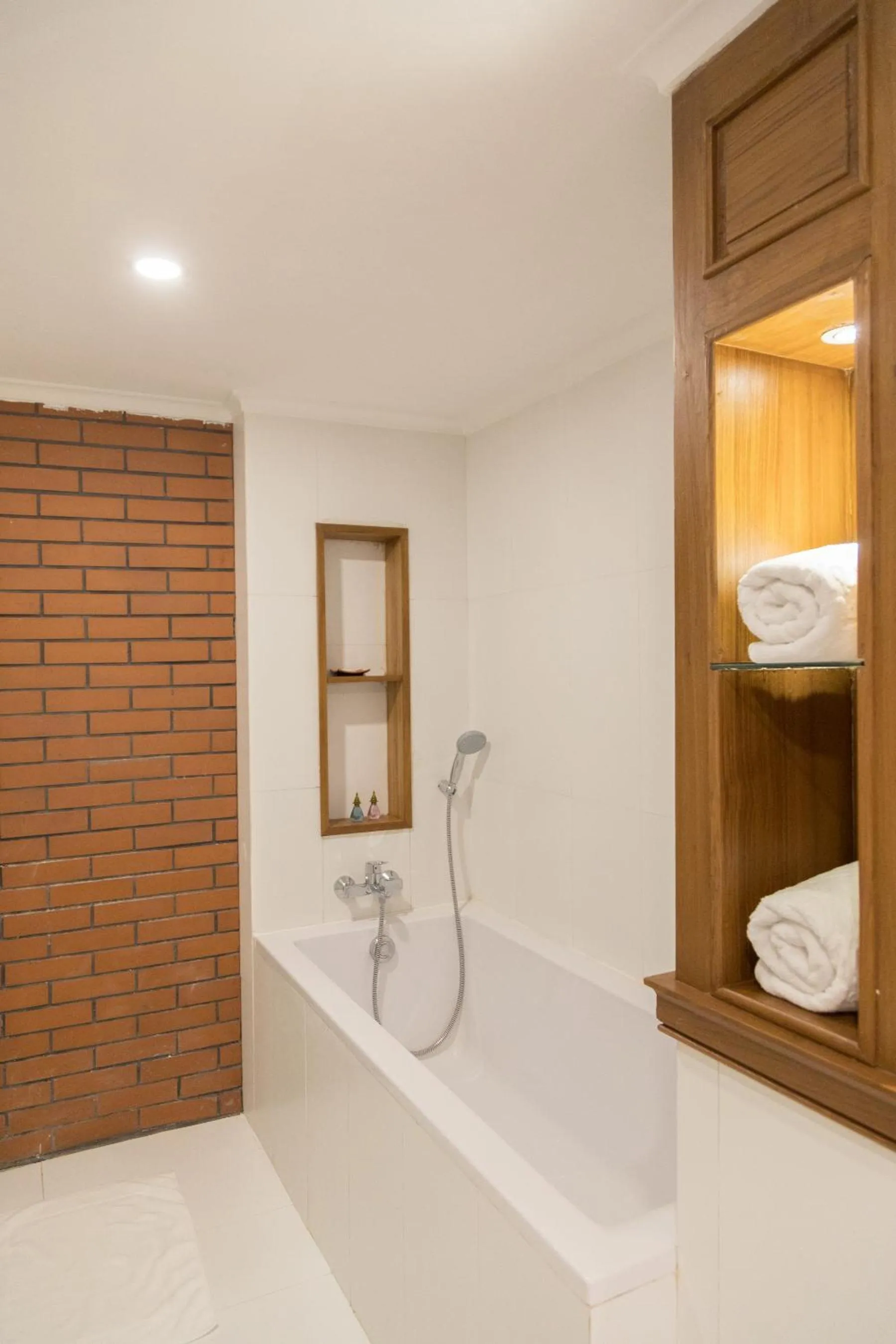 Bathroom in Heritage Bagan Hotel