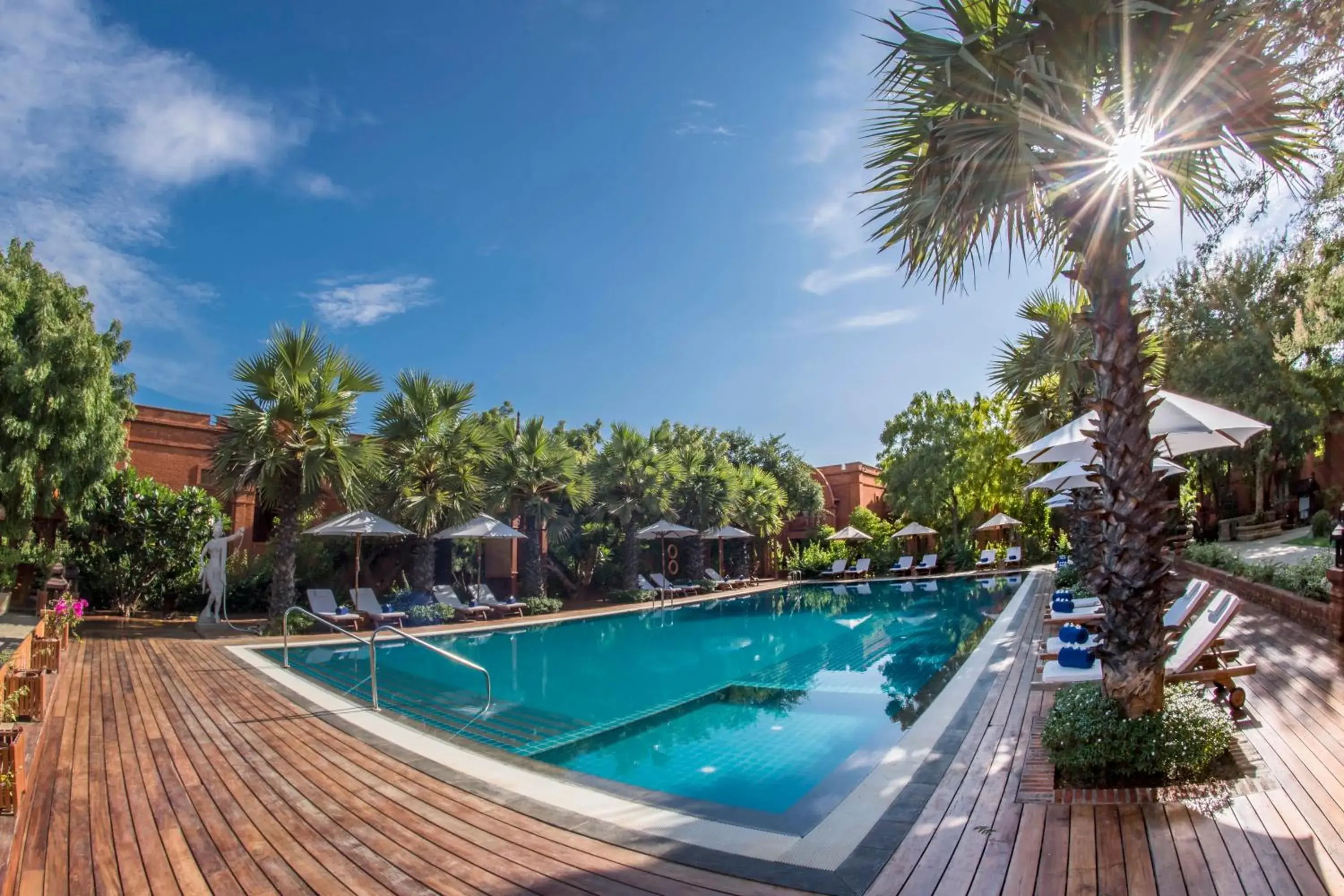Swimming pool in Heritage Bagan Hotel Swimming pool in Heritage Bagan Hotel