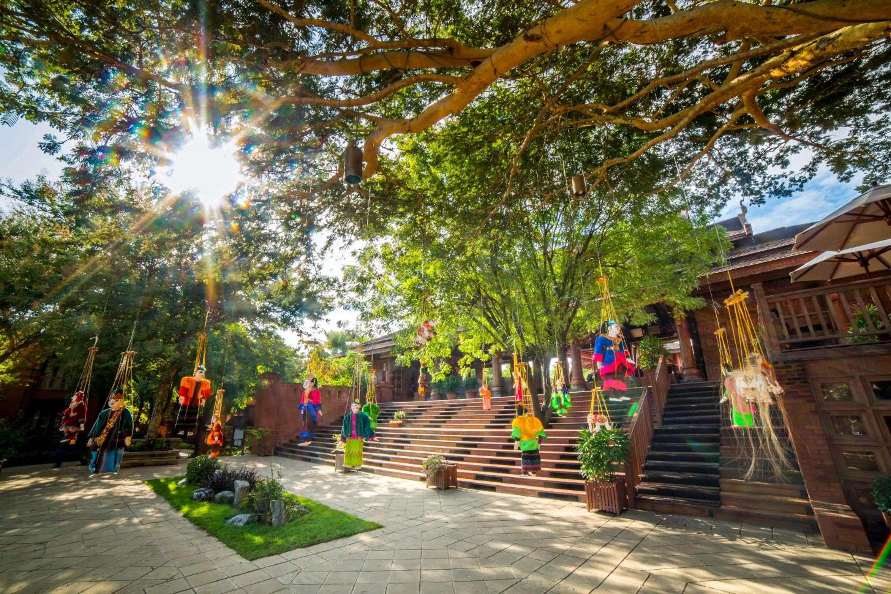 Garden in Heritage Bagan Hotel