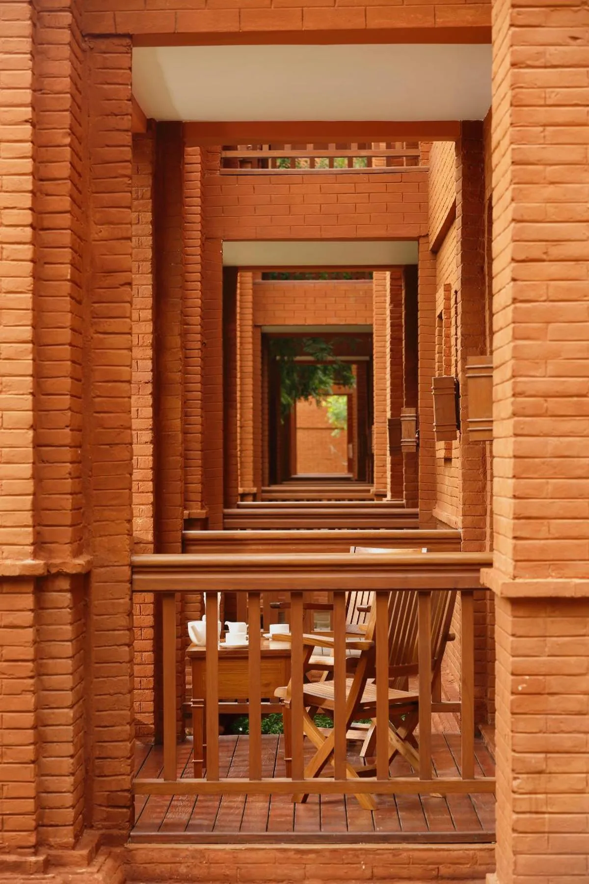 Patio in Heritage Bagan Hotel