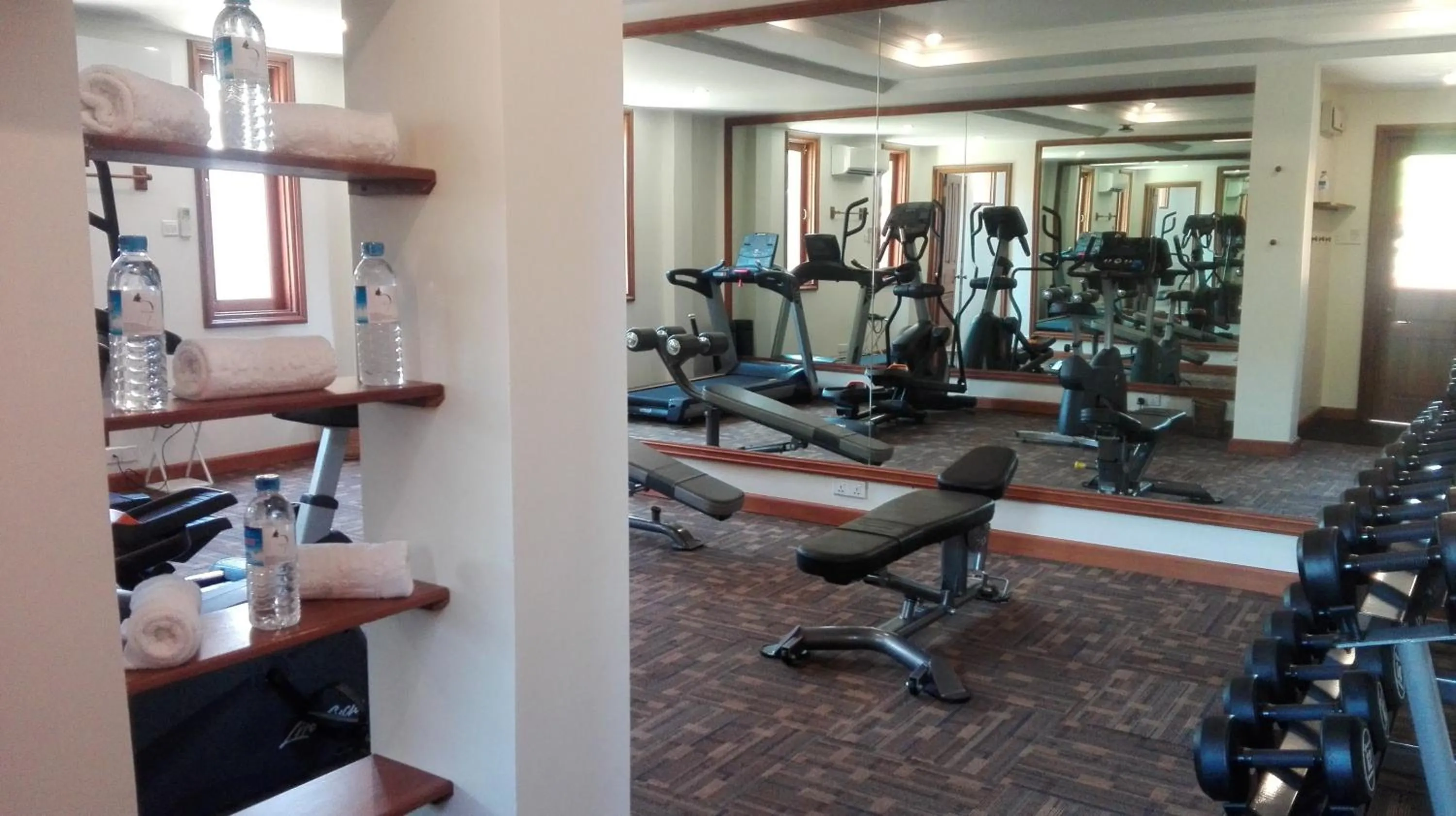 Fitness centre/facilities in Heritage Bagan Hotel