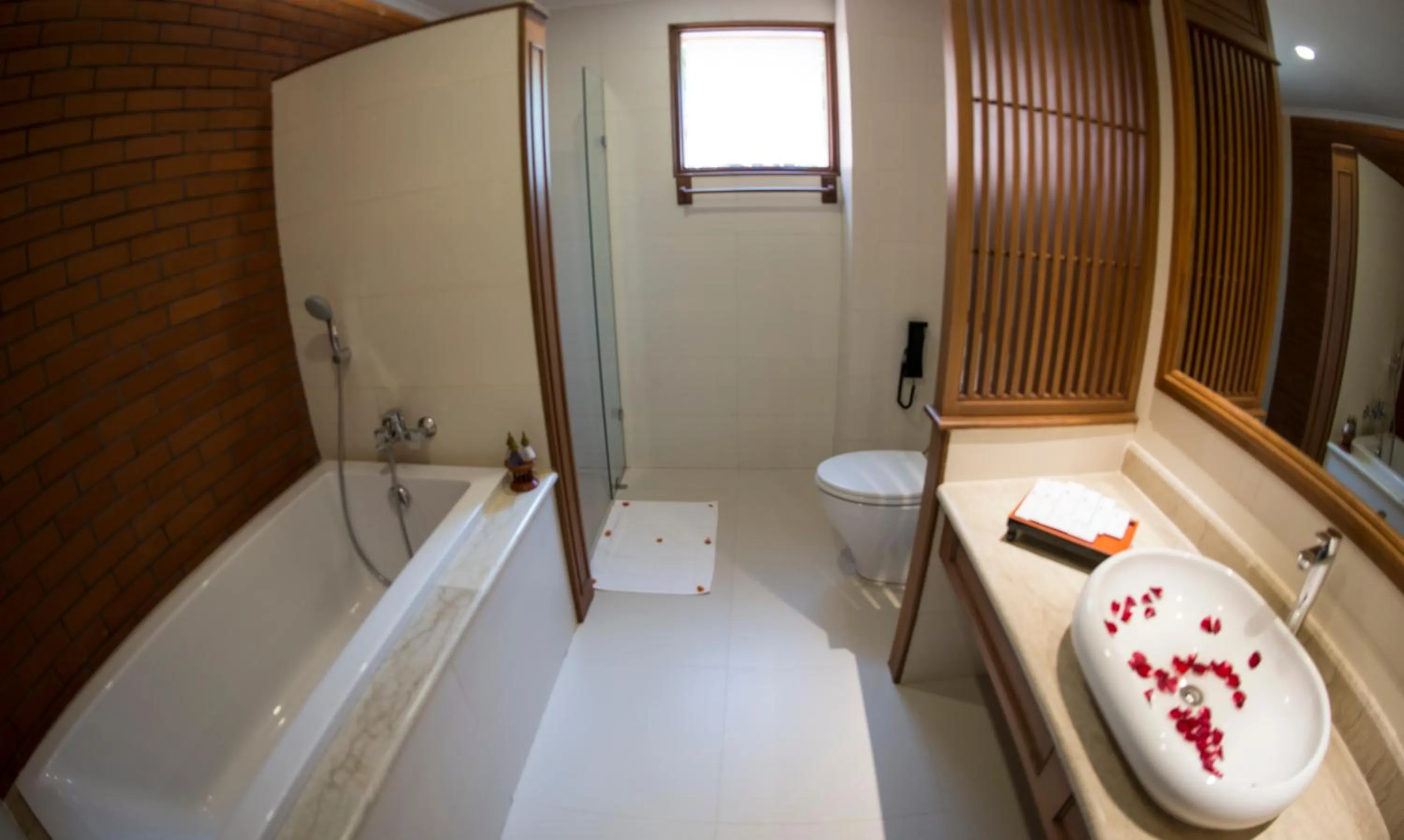 Bathroom in Heritage Bagan Hotel