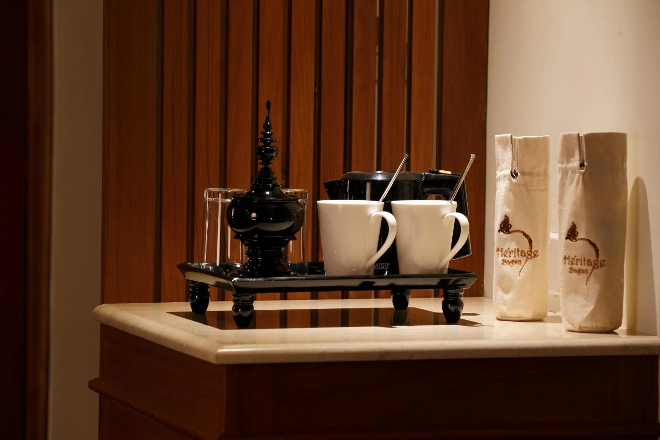Coffee/tea facilities in Heritage Bagan Hotel