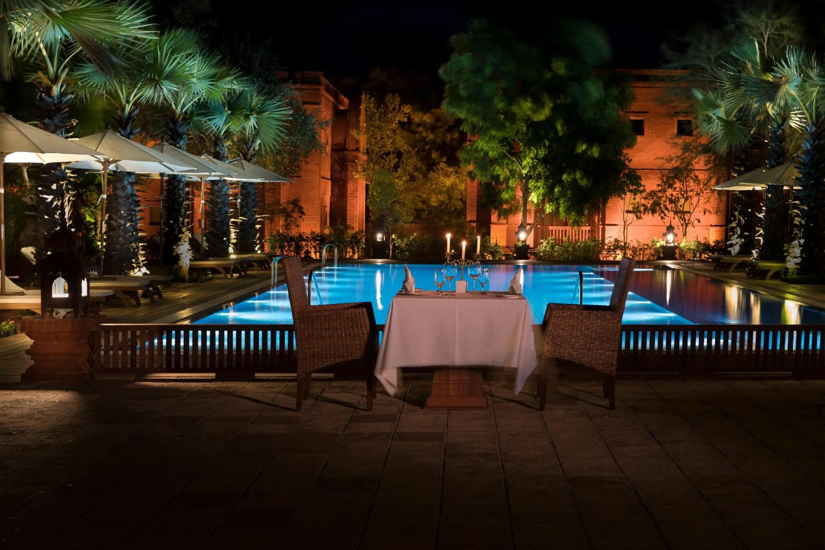 Night in Heritage Bagan Hotel