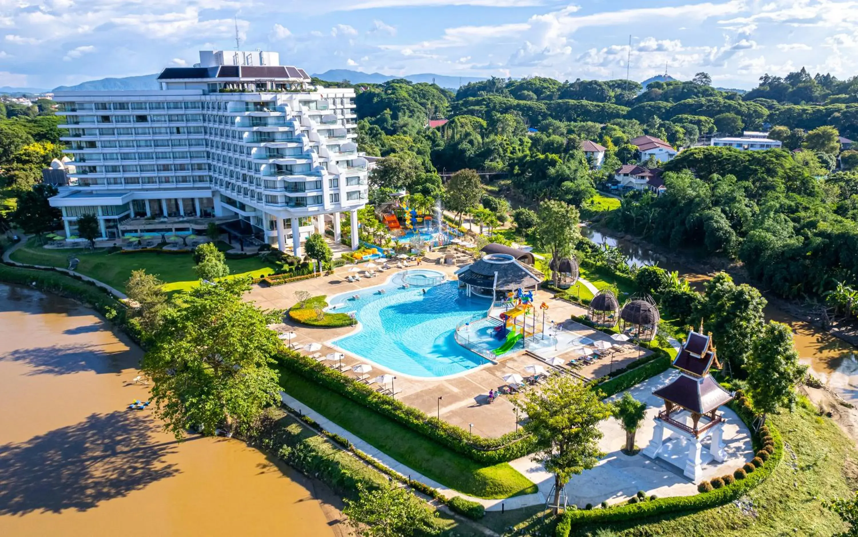 Bird's eye view in The Riverie by Katathani Bird's eye view in The Riverie by Katathani