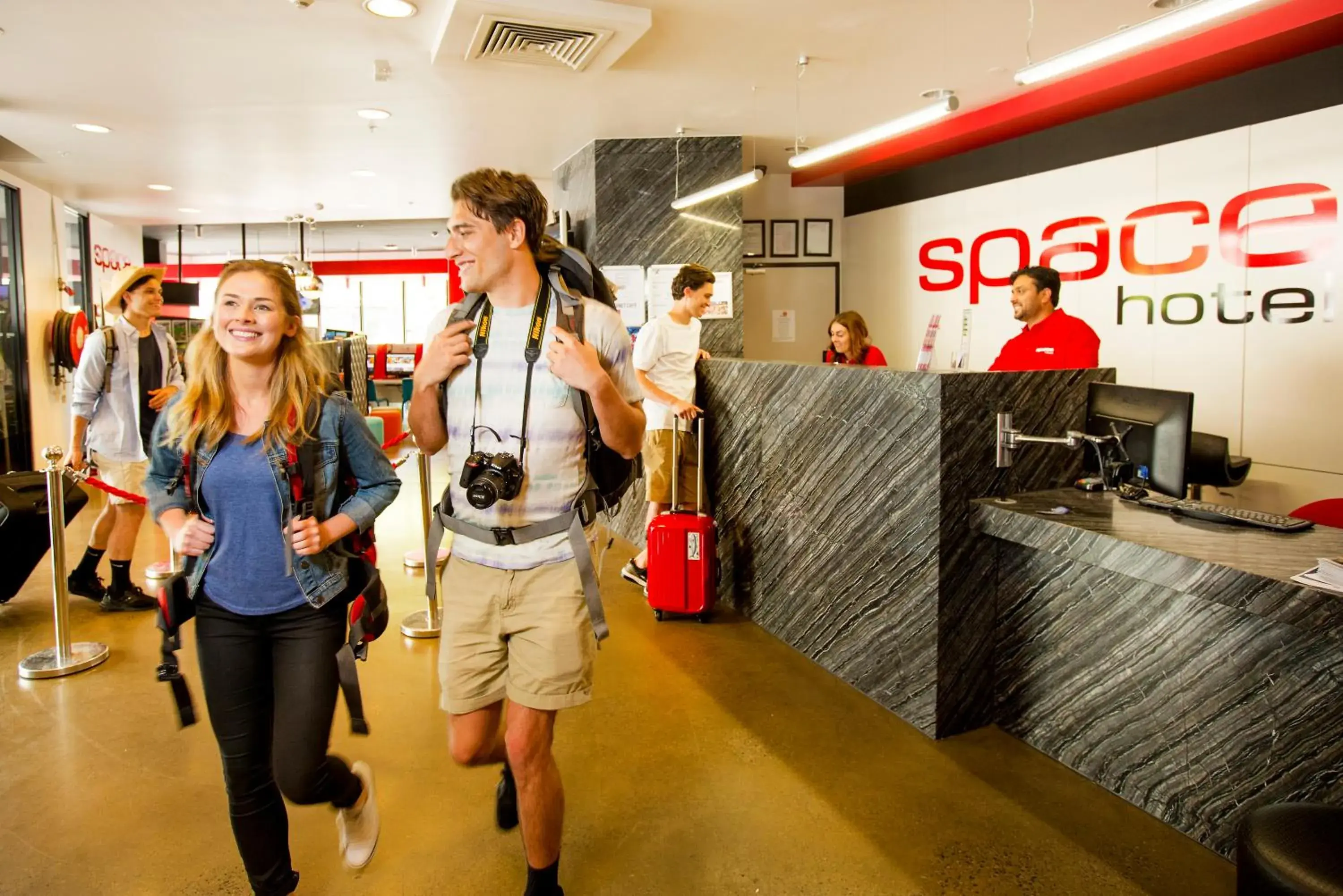 Lobby or reception in Space Hotel Lobby or reception in Space Hotel