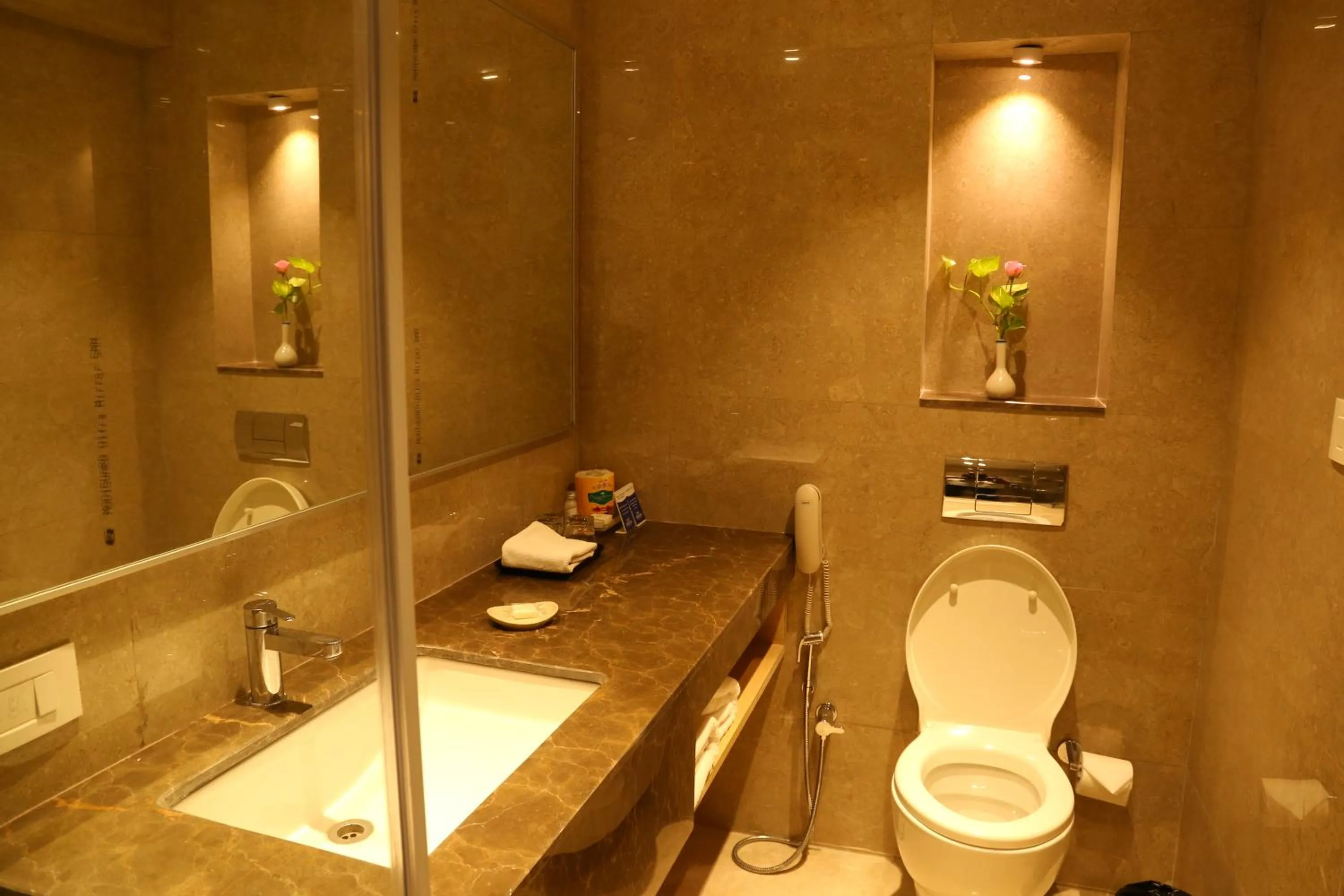 Bathroom in Sarovar Portico Rivera Ahmedabad