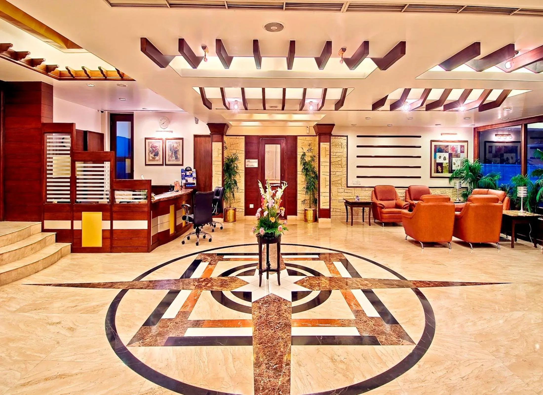 Lobby or reception in Sarovar Portico Rivera Ahmedabad