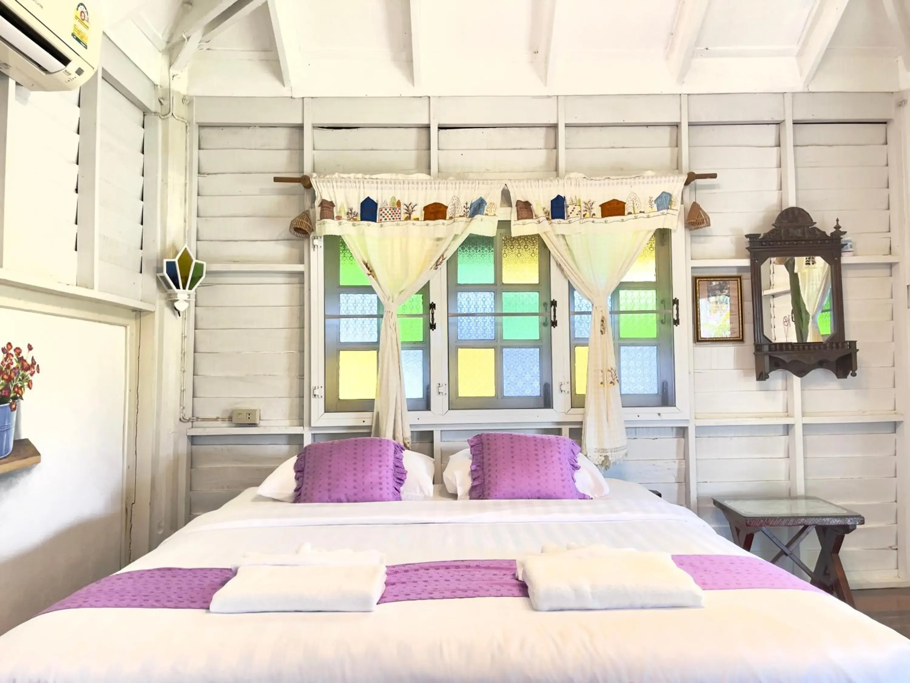 Bed in Baan Imm Sook Resort Bed in Baan Imm Sook Resort