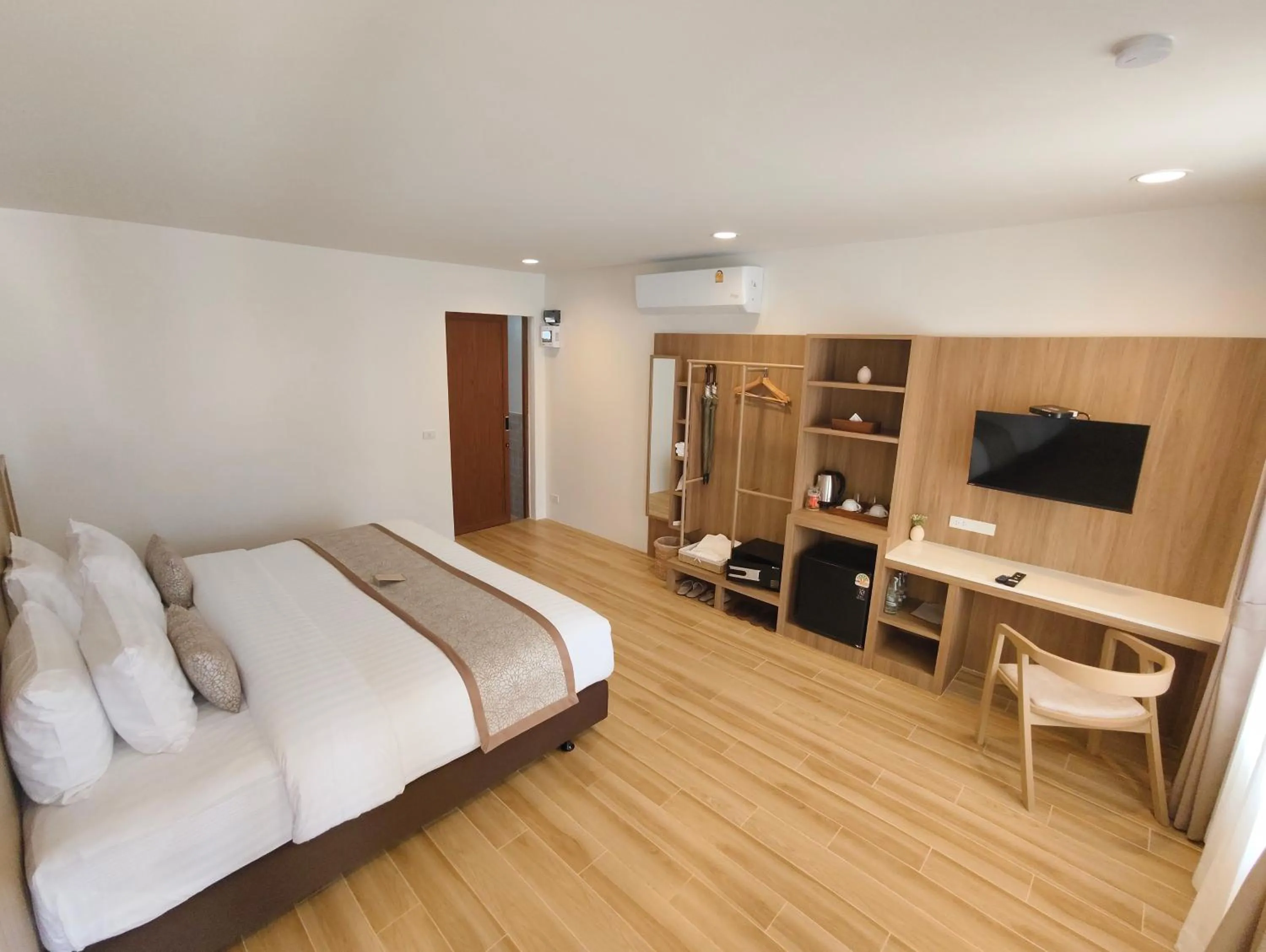 Bed in Baan Imm Sook Resort