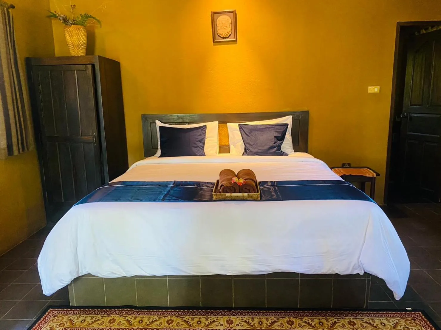 Bedroom, Bed in Melina Beach Front Bungalows