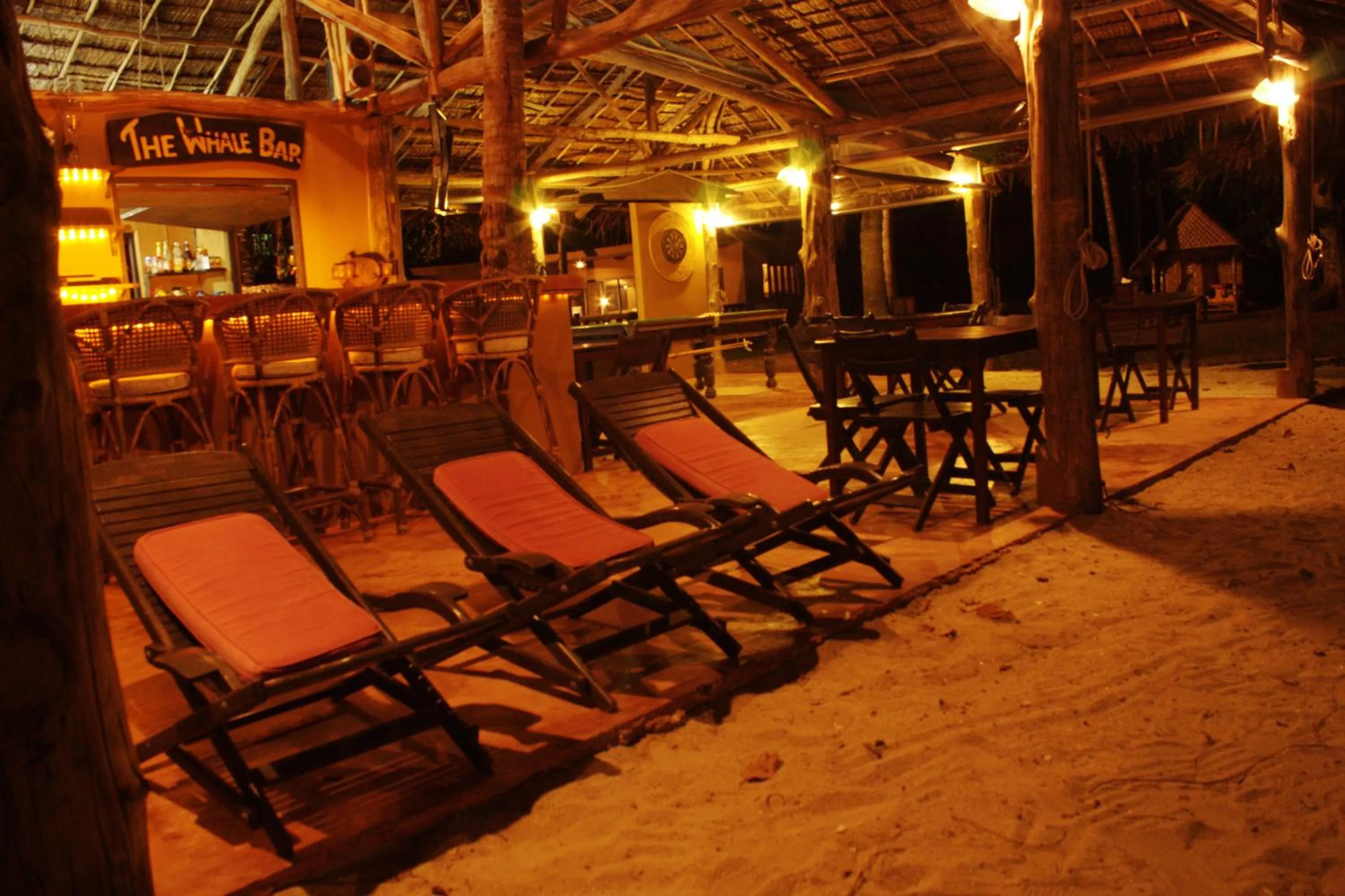 Lounge or bar in Melina Beach Front Bungalows