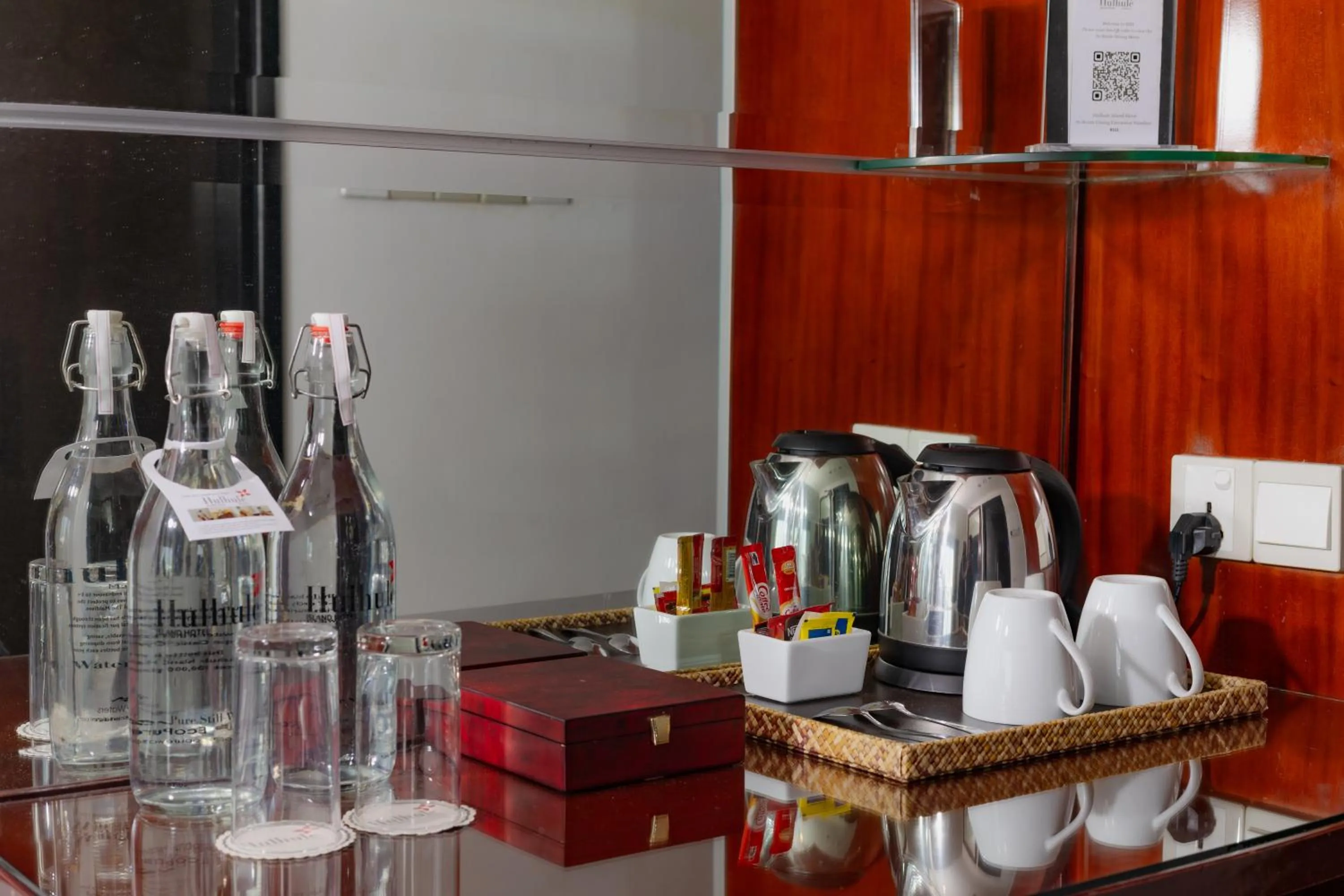 Food and drinks in Hulhule Island Hotel- Private Beach Access & Airport Pick-up and Drop