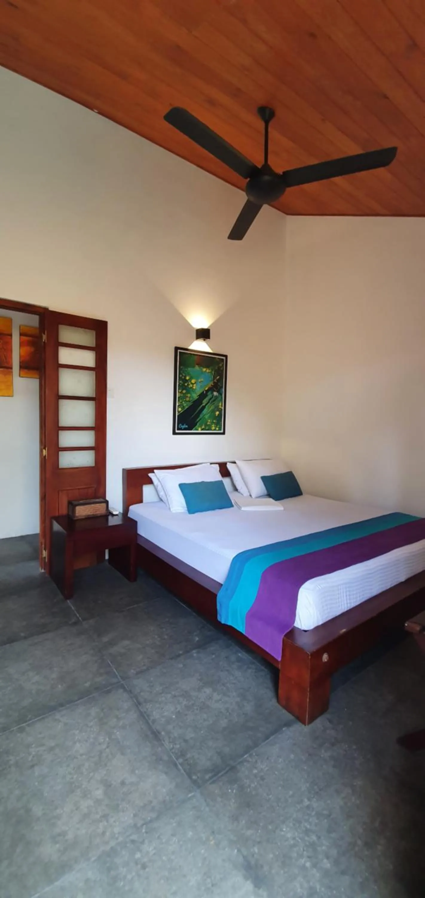 Bed in Ocean Cottage