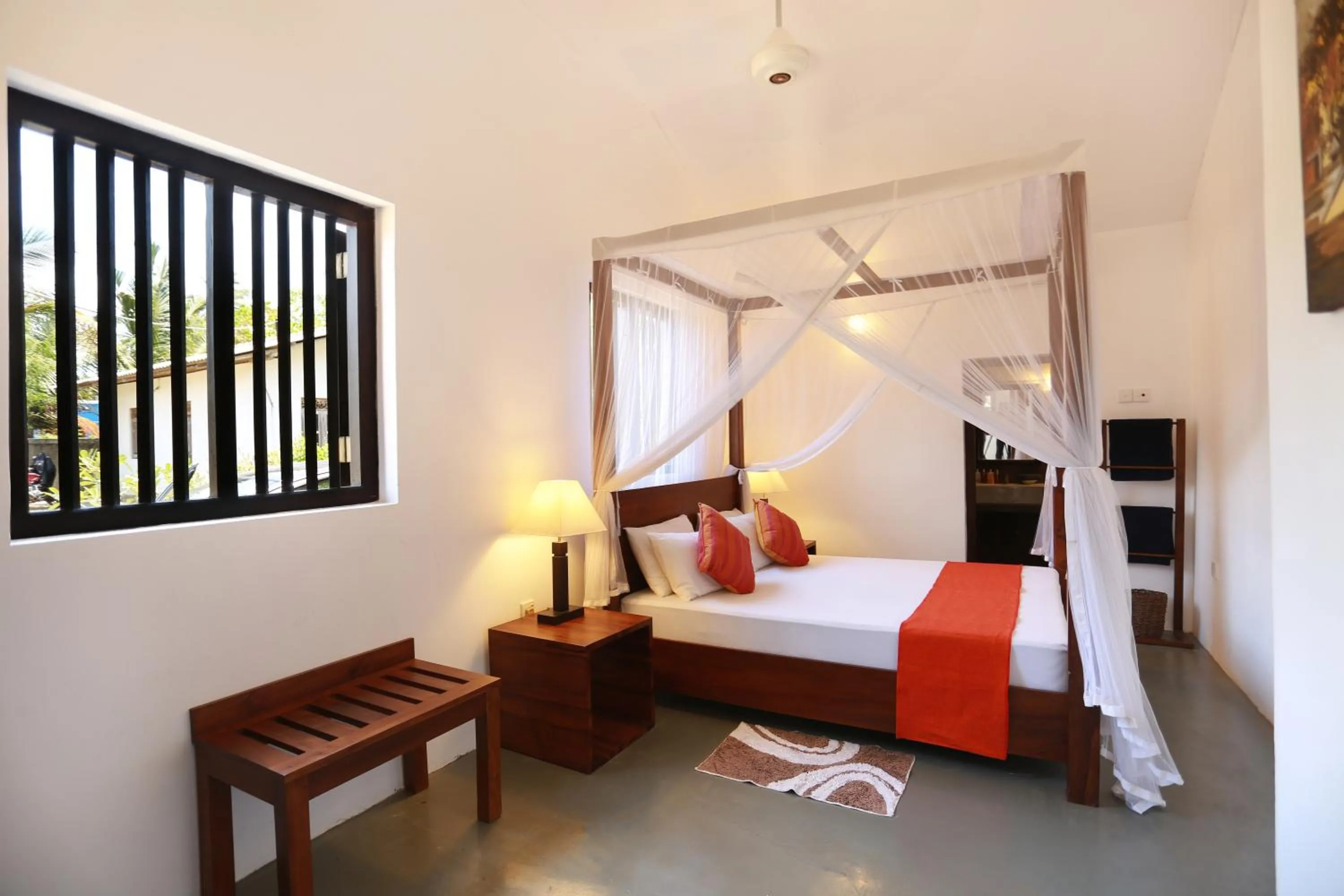 Bed in Ocean Cottage