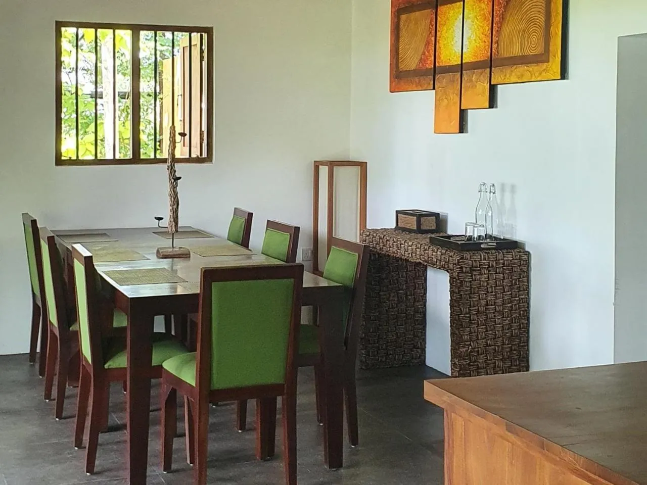 Dining area in Ocean Cottage
