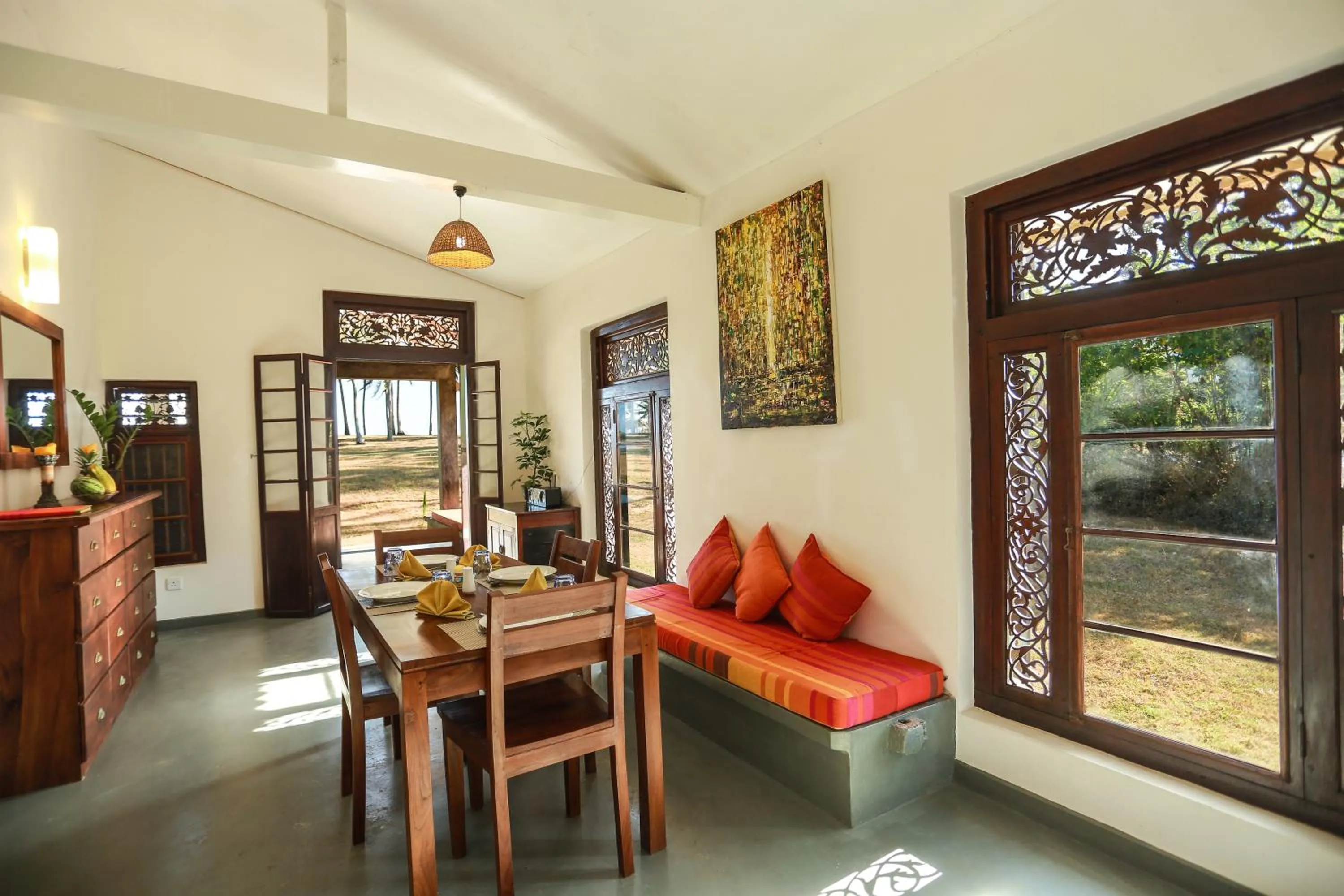 Living room in Ocean Cottage
