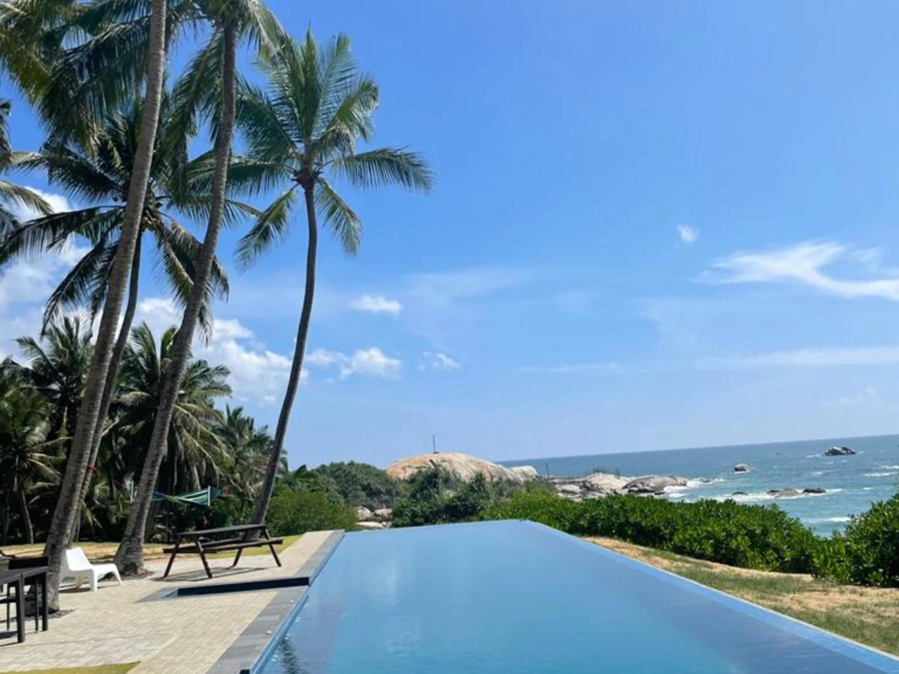 Swimming pool in Ocean Cottage