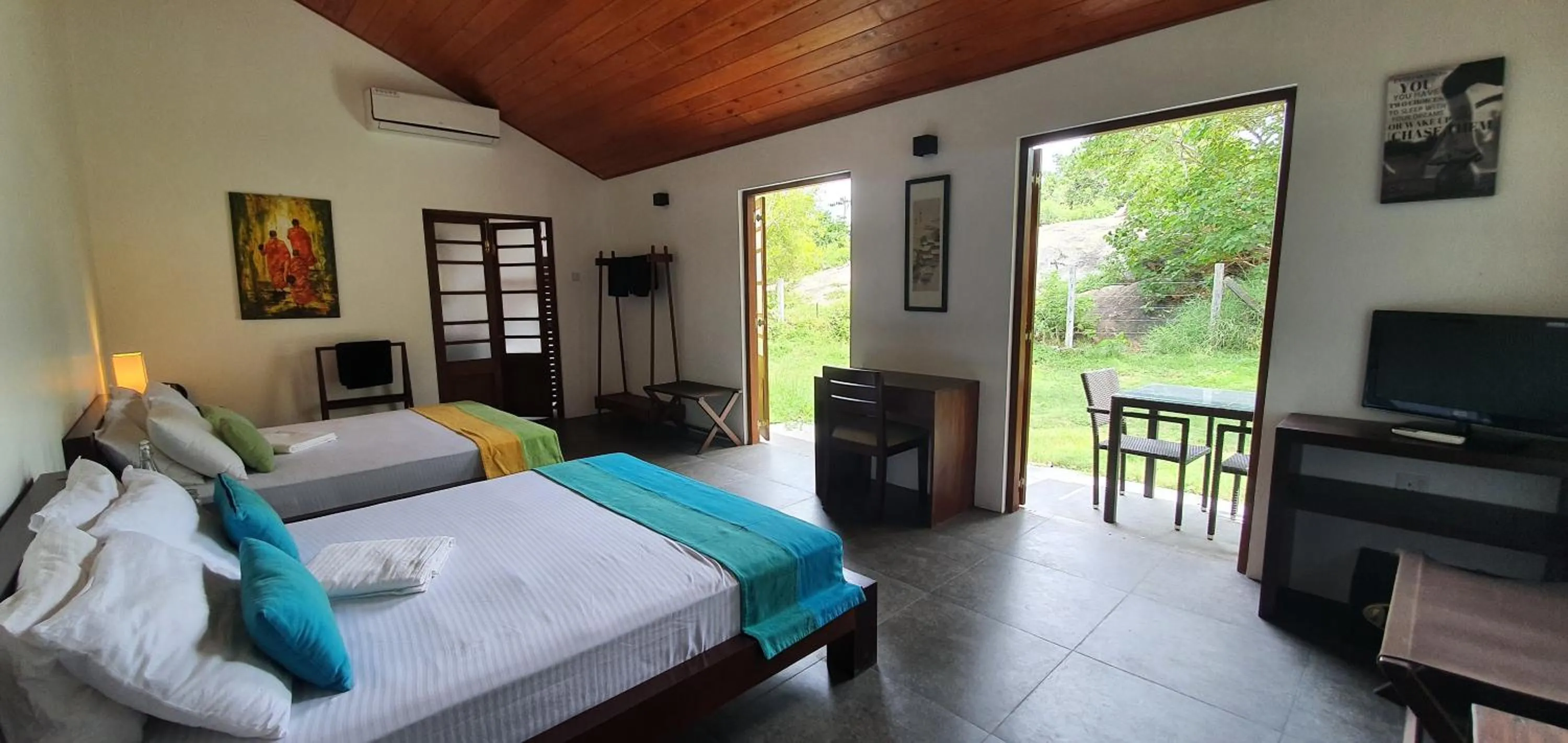 Bed in Ocean Cottage