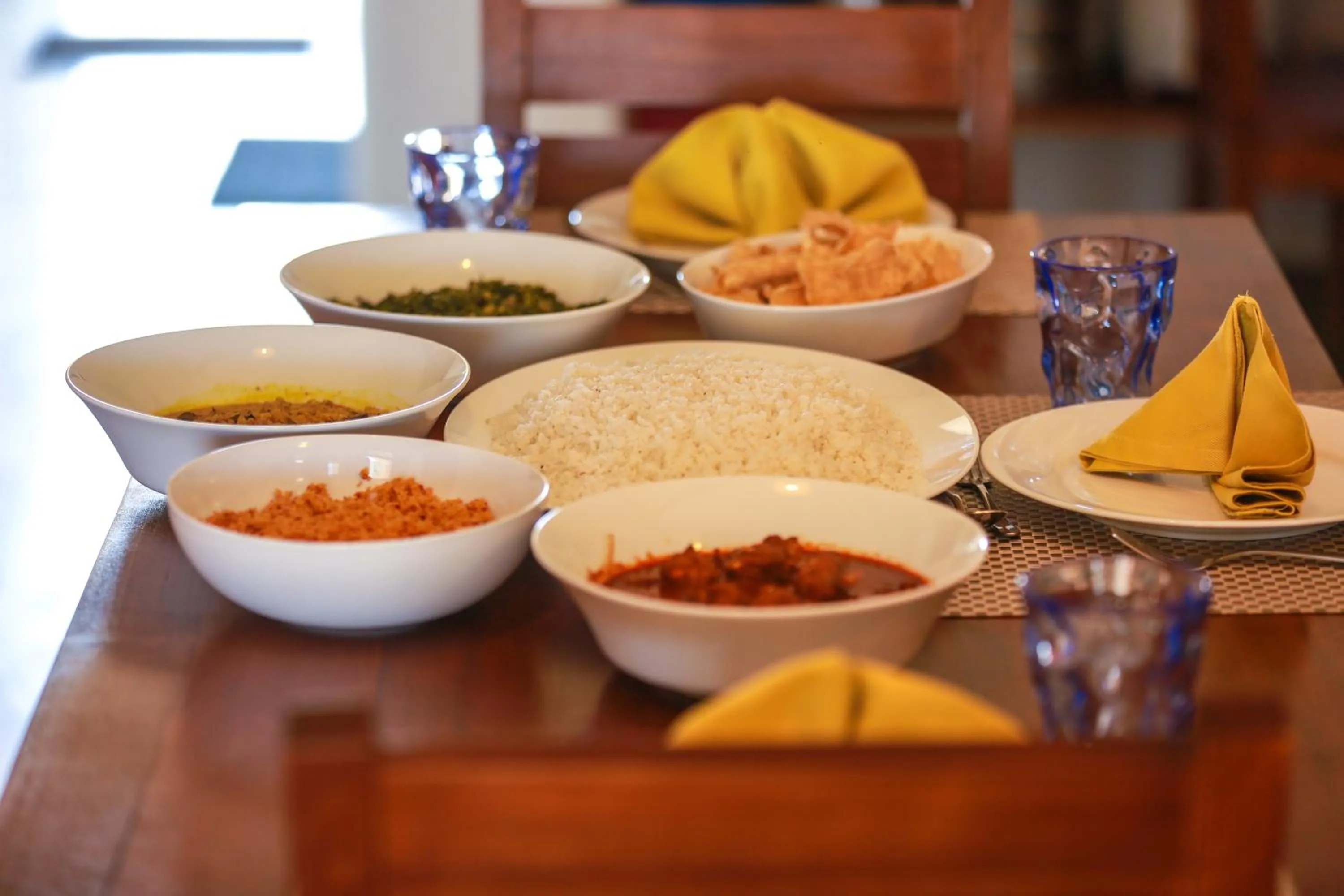Food in Ocean Cottage