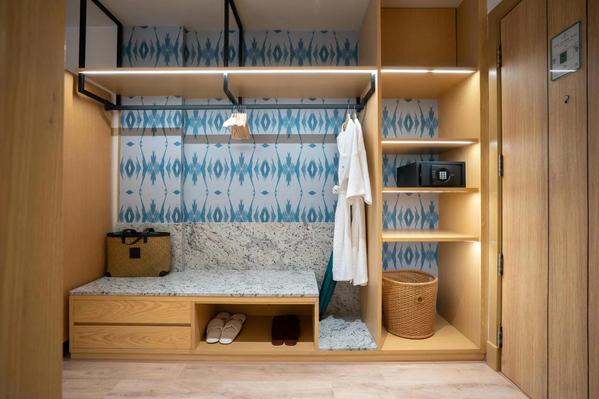 wardrobe in KC Grande Resort Koh Chang