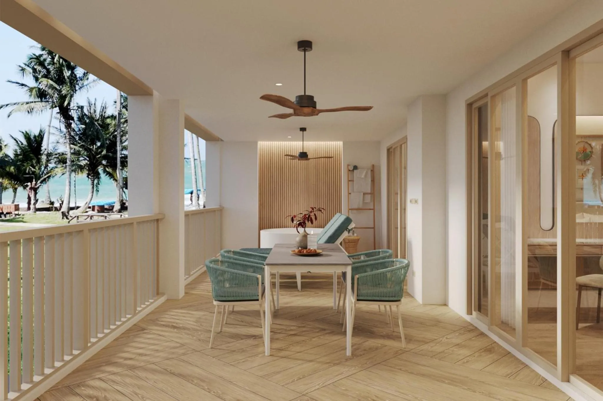 Seating area in KC Grande Resort Koh Chang