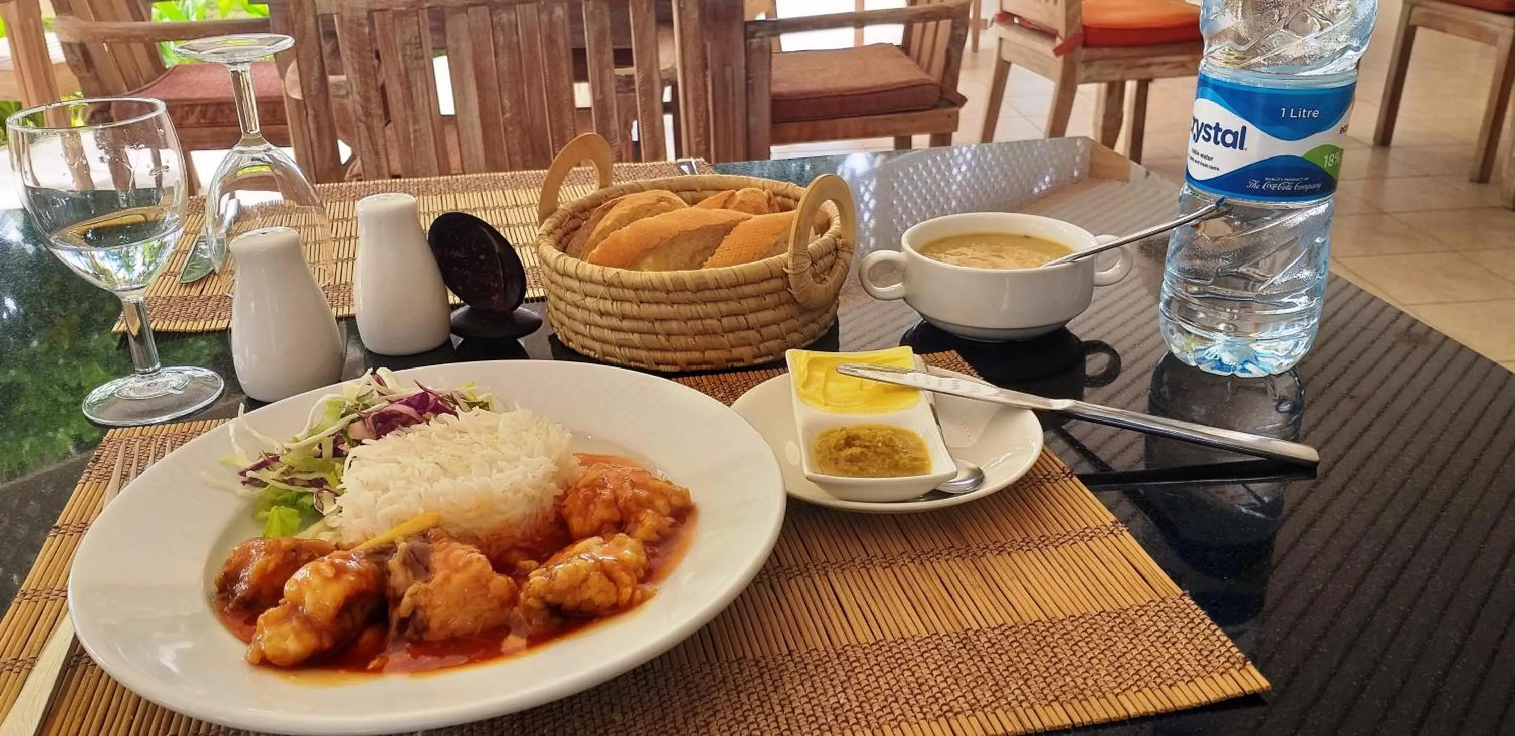 Food close-up in Cocotiers Hotel - Rodrigues