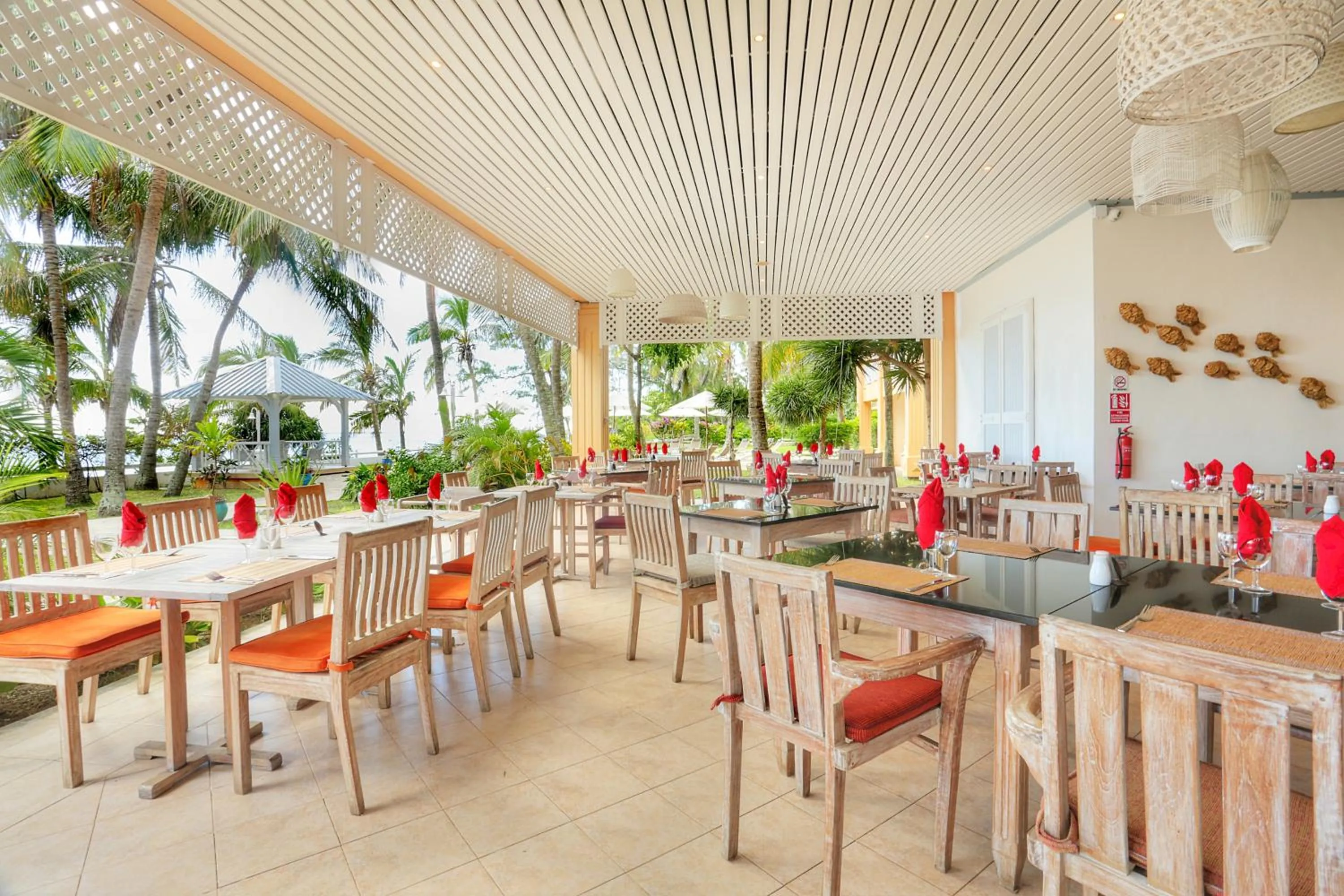 Restaurant/places to eat in Cocotiers Hotel - Rodrigues