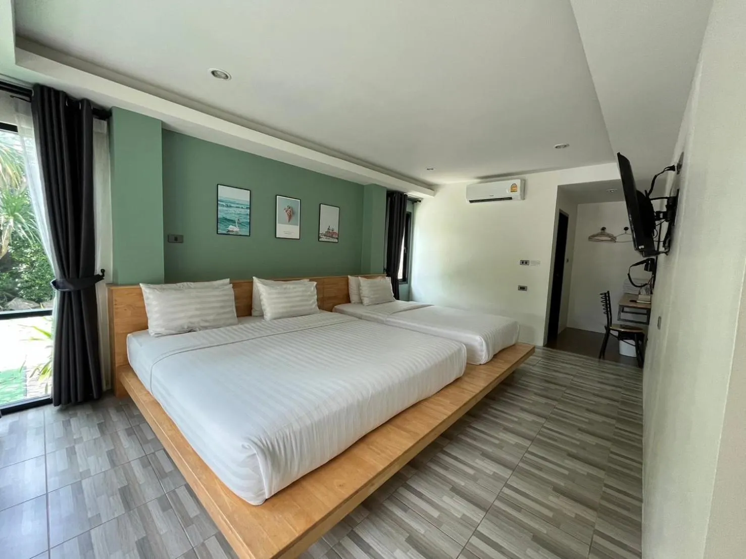 Bed in Sor Kor Sor Resort