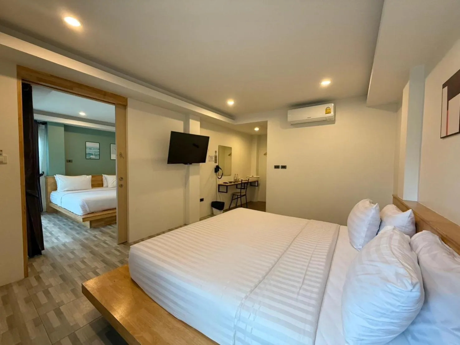 Bed in Sor Kor Sor Resort