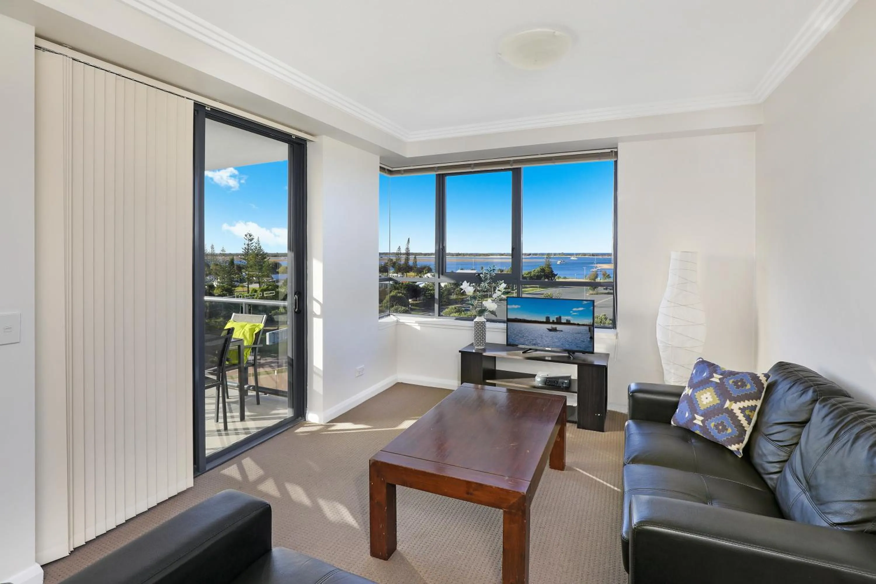 Sea view in Aqualine Apartments On The Broadwater