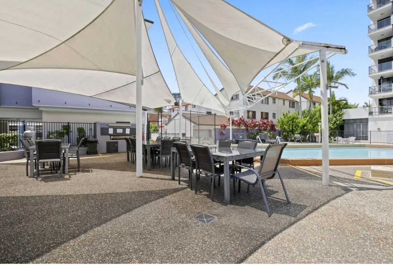 Swimming pool in Aqualine Apartments On The Broadwater
