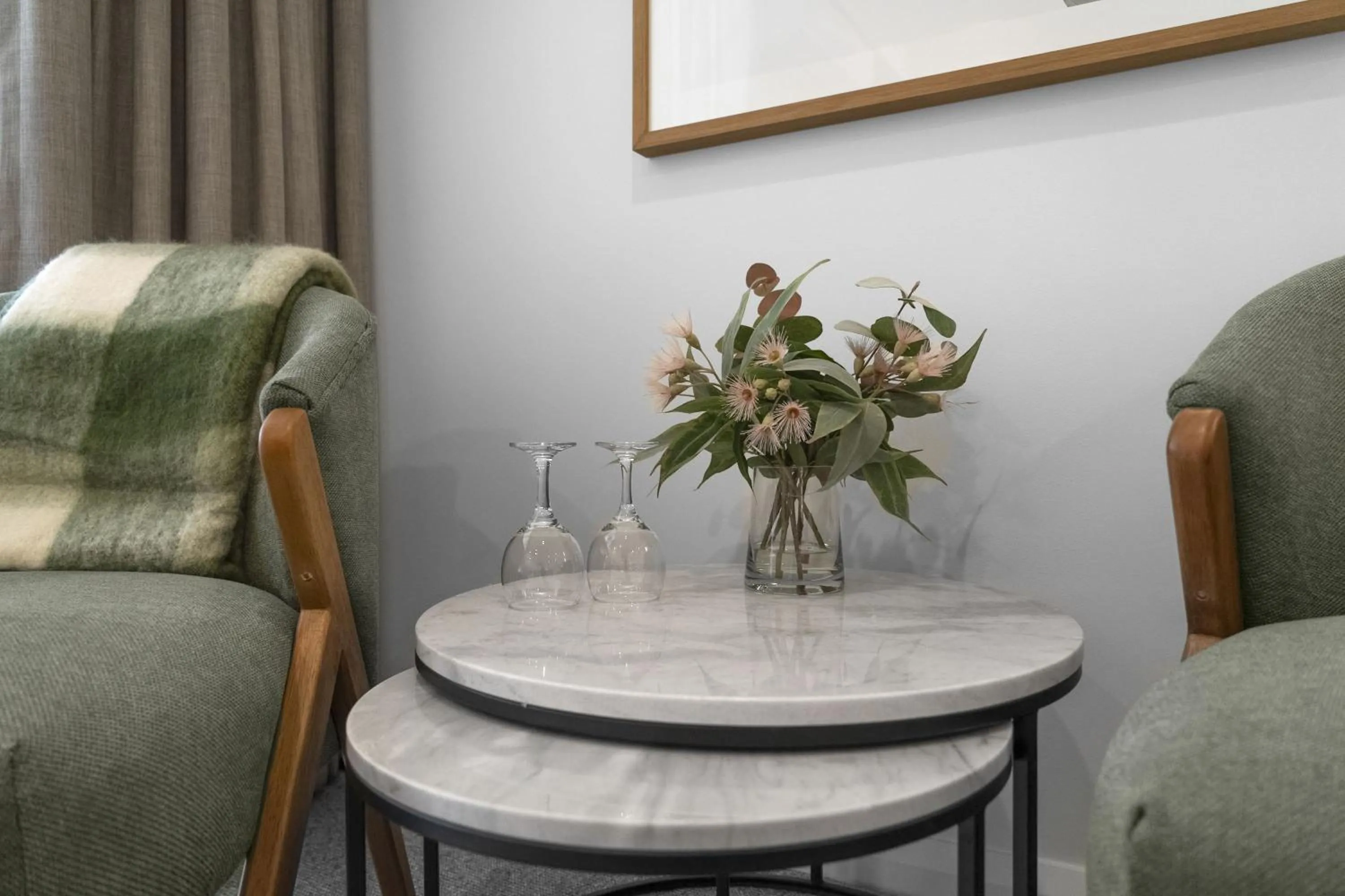 Living room in Beechworth Motor Inn