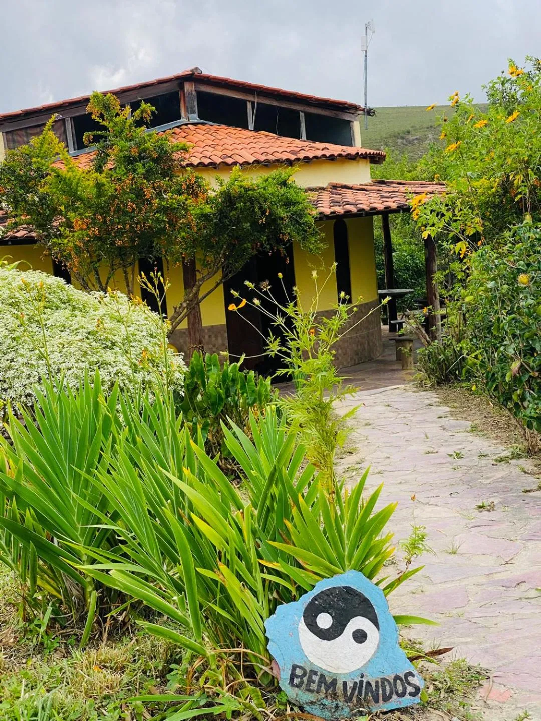Garden view in Pousada Pé do Morro