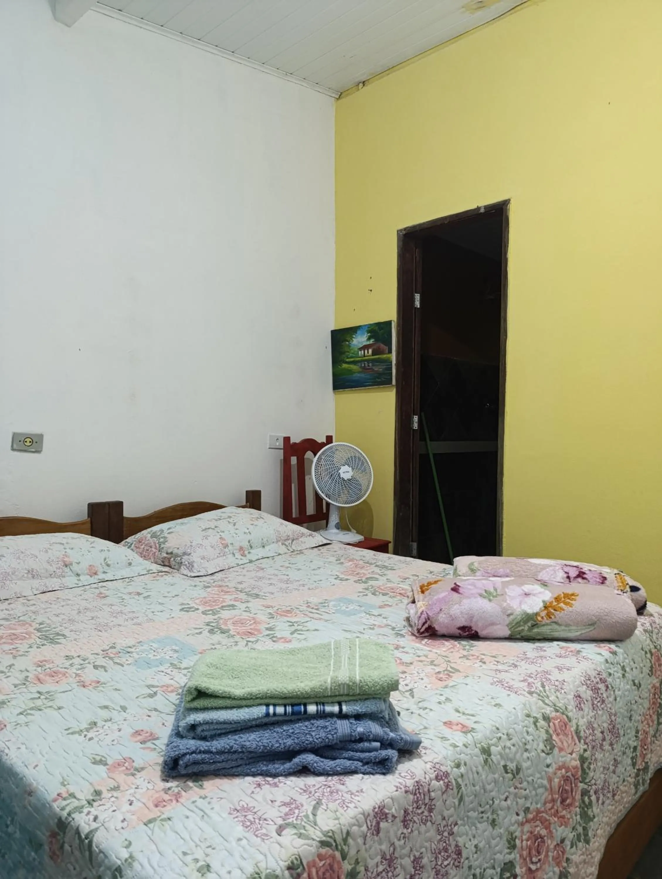 Bed in Pousada Pé do Morro