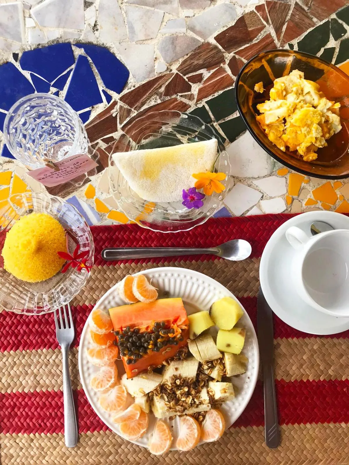 Breakfast in Pousada Pé do Morro