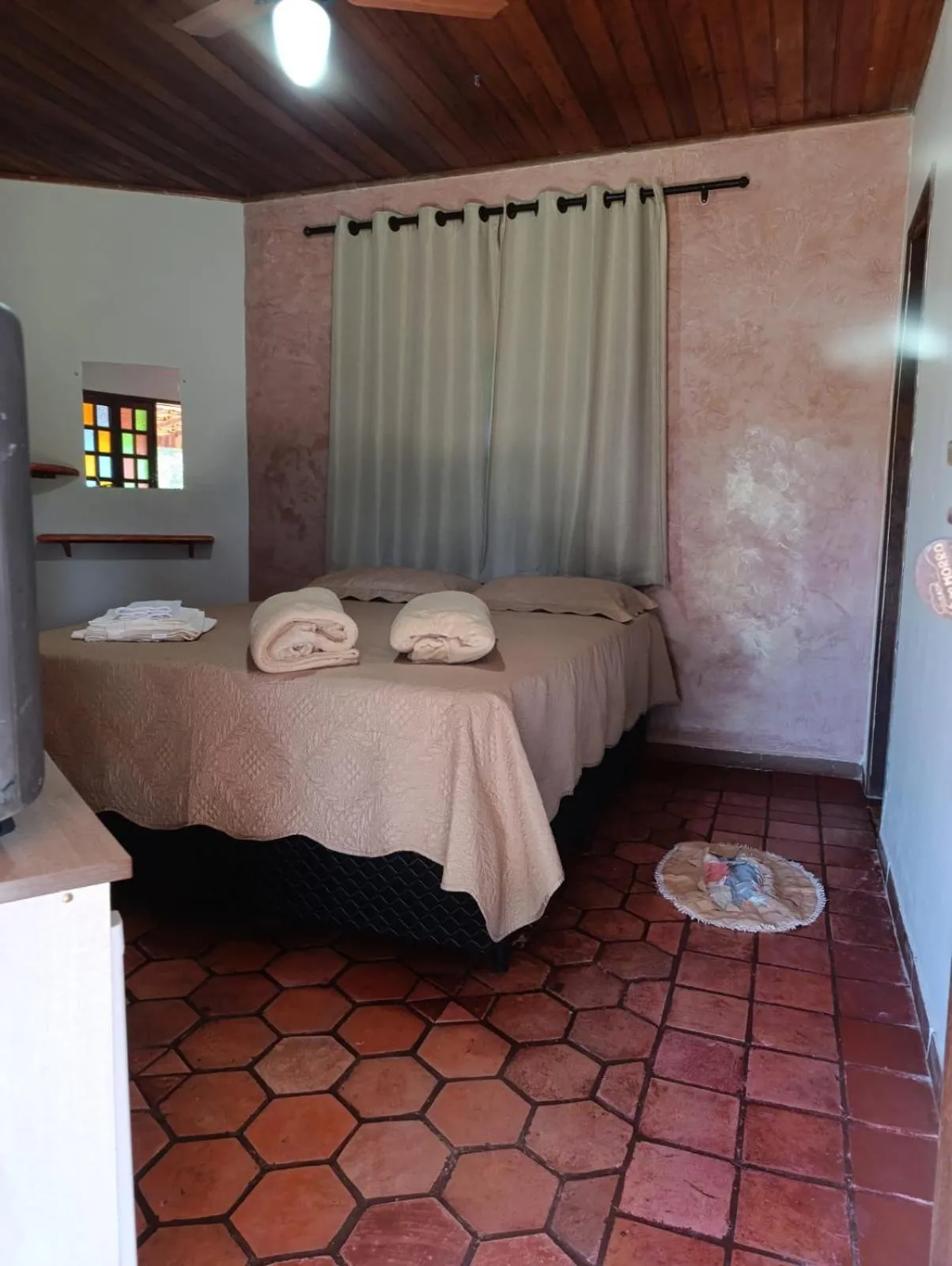 Bed in Pousada Pé do Morro
