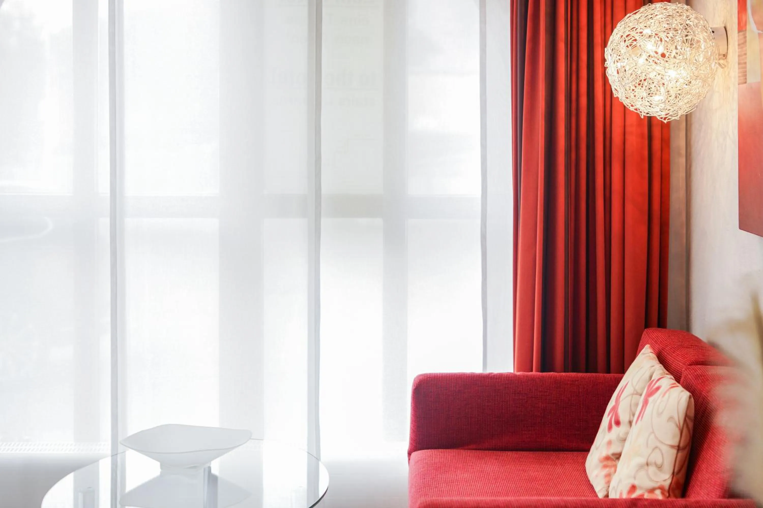 Seating area in Hotel Garni in der Breite