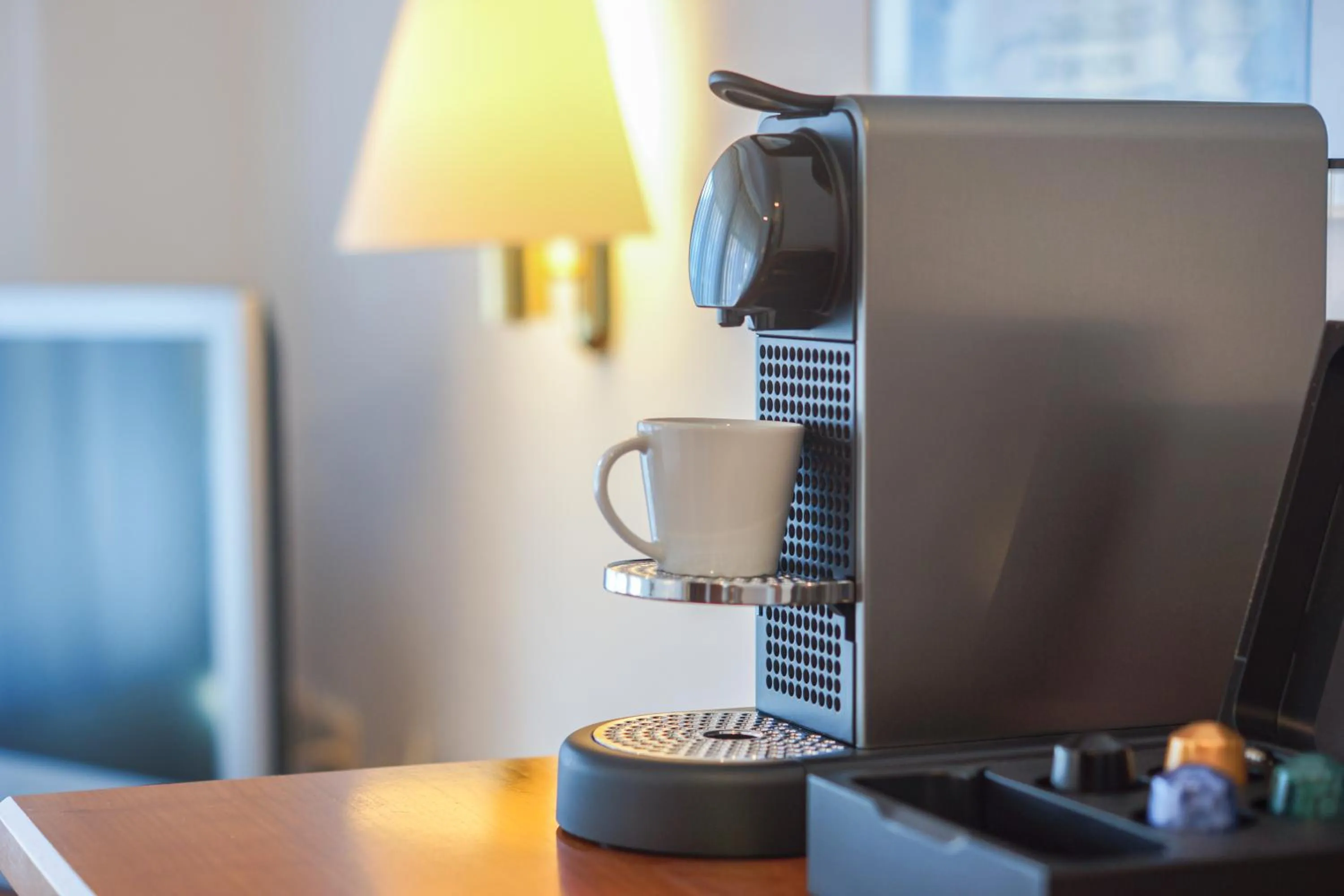 Coffee/tea facilities in Hotel Garni in der Breite