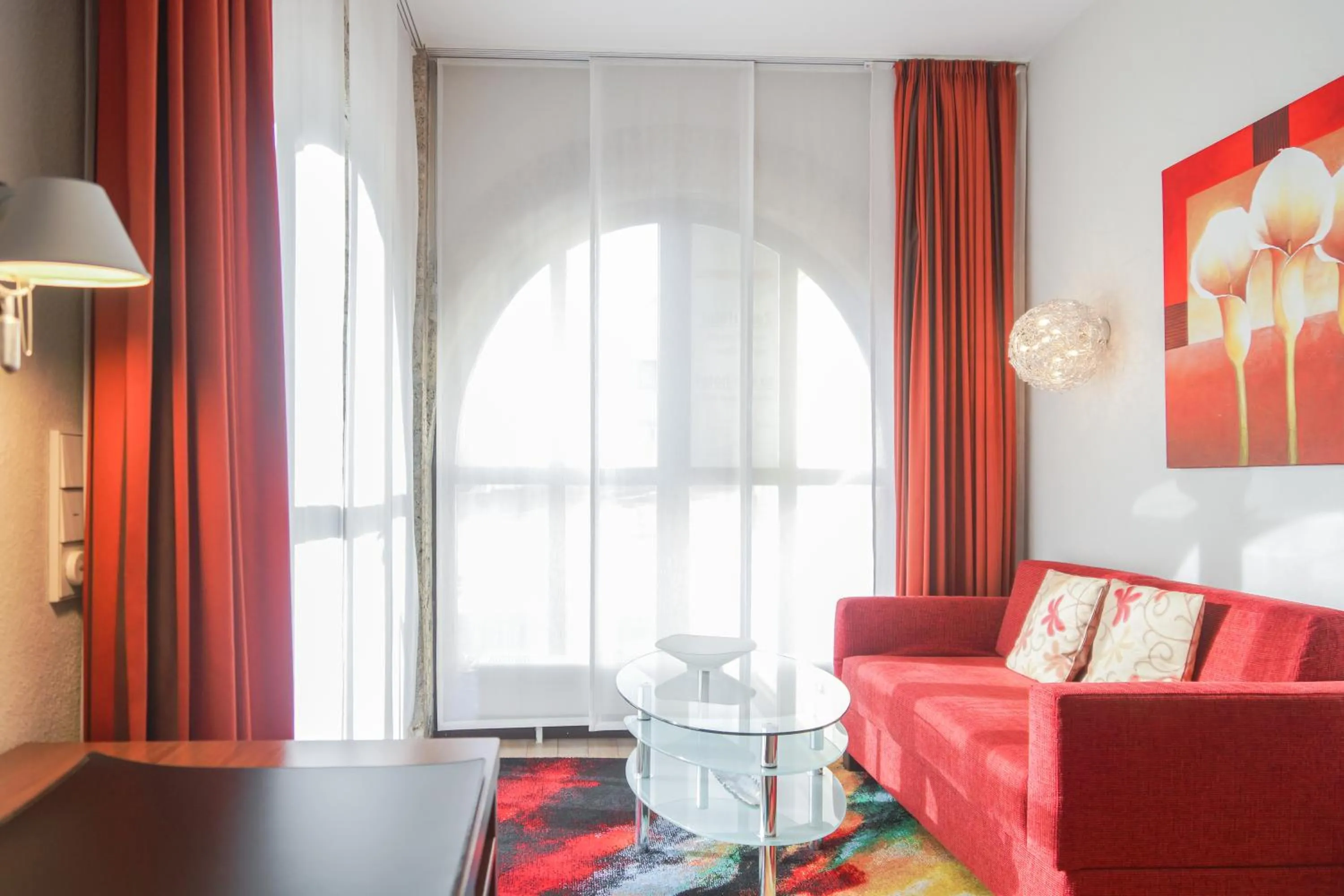 Seating area in Hotel Garni in der Breite