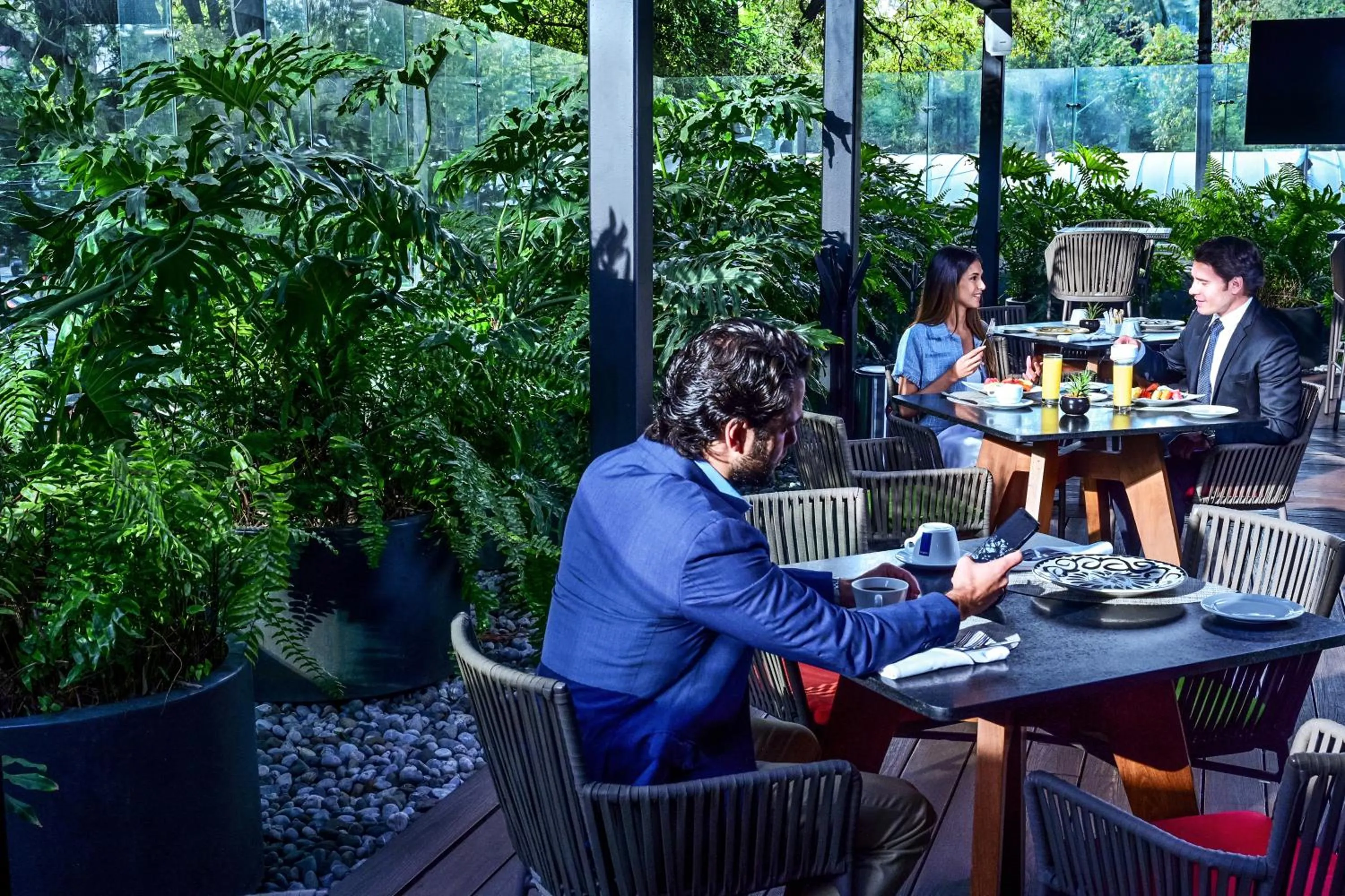 Balcony/Terrace in Krystal Grand Suites Insurgentes