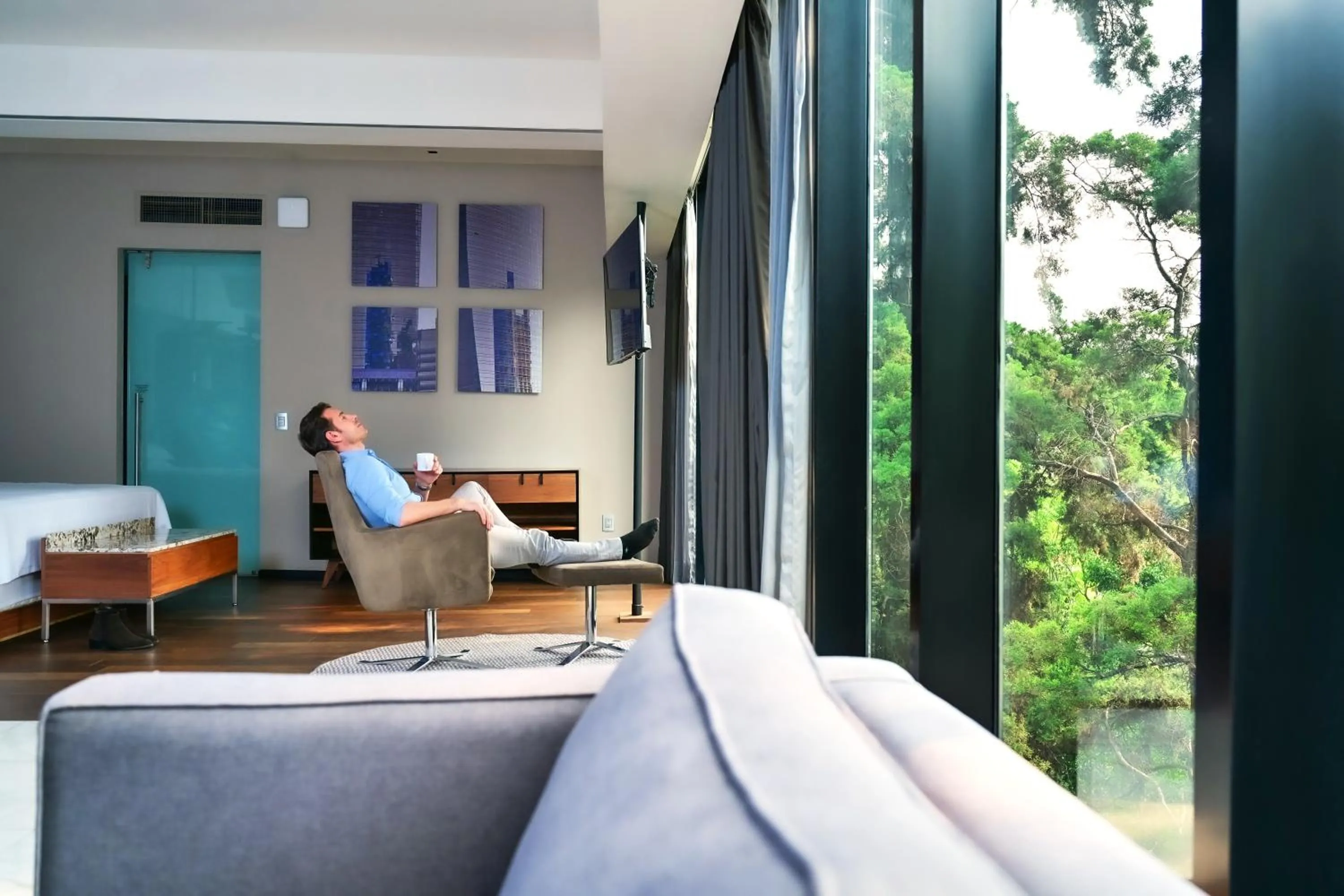 Seating area in Krystal Grand Suites Insurgentes