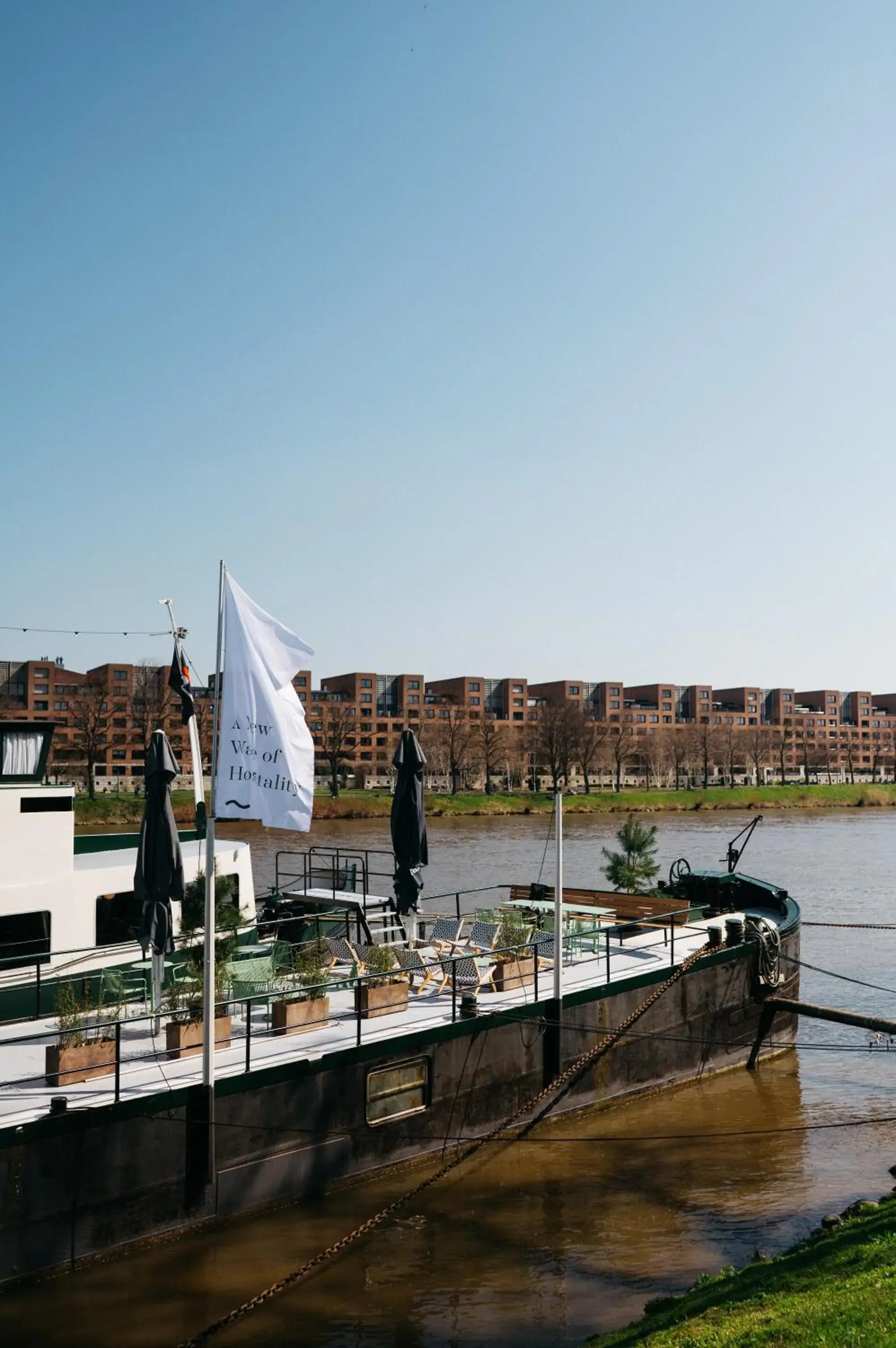 Single Room with Shared Bathroom in Botel Maastricht Single Room with Shared Bathroom in Botel Maastricht