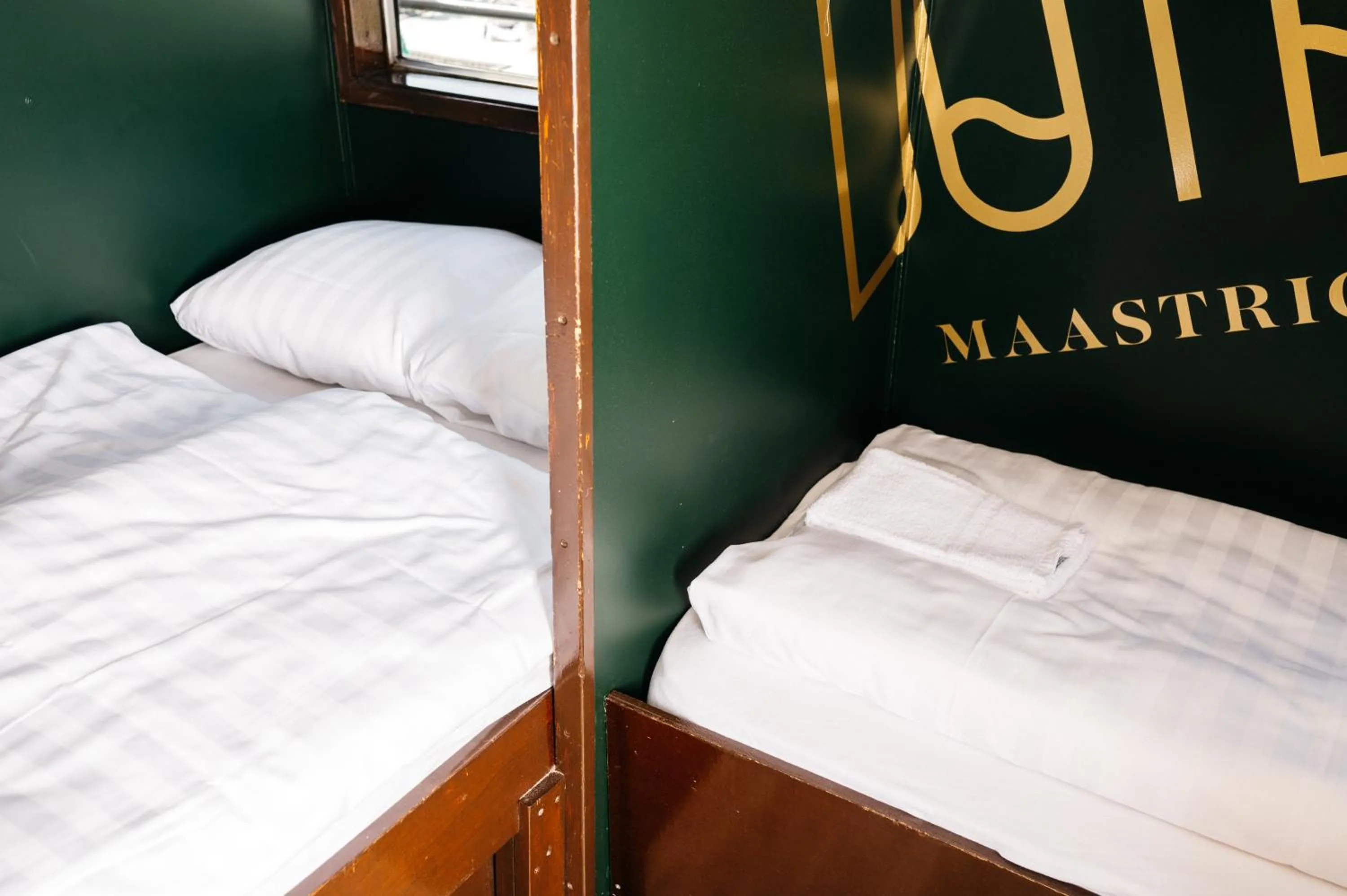 Bed in Botel Maastricht