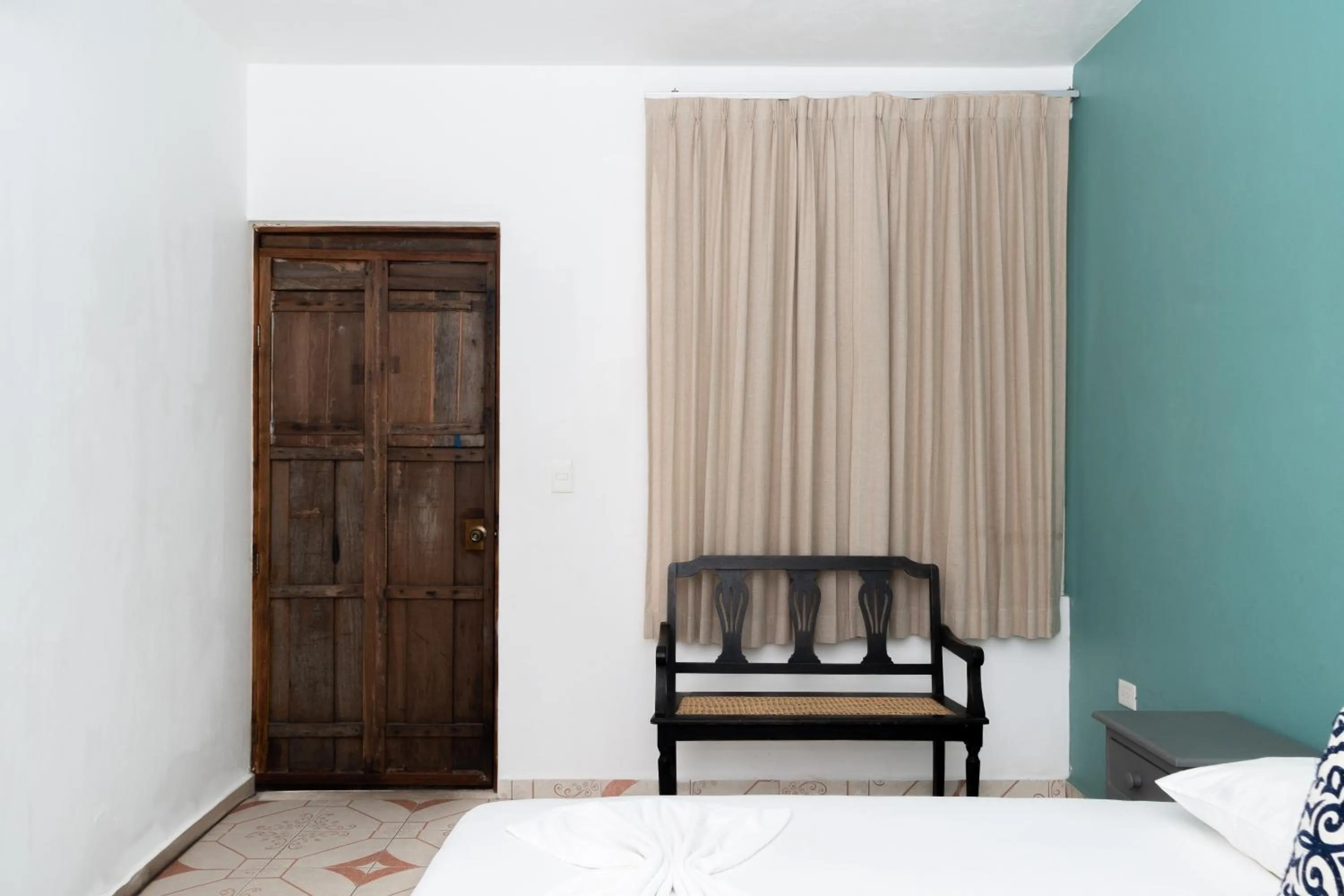 Bedroom, Bed in Casa Colonial Tulum