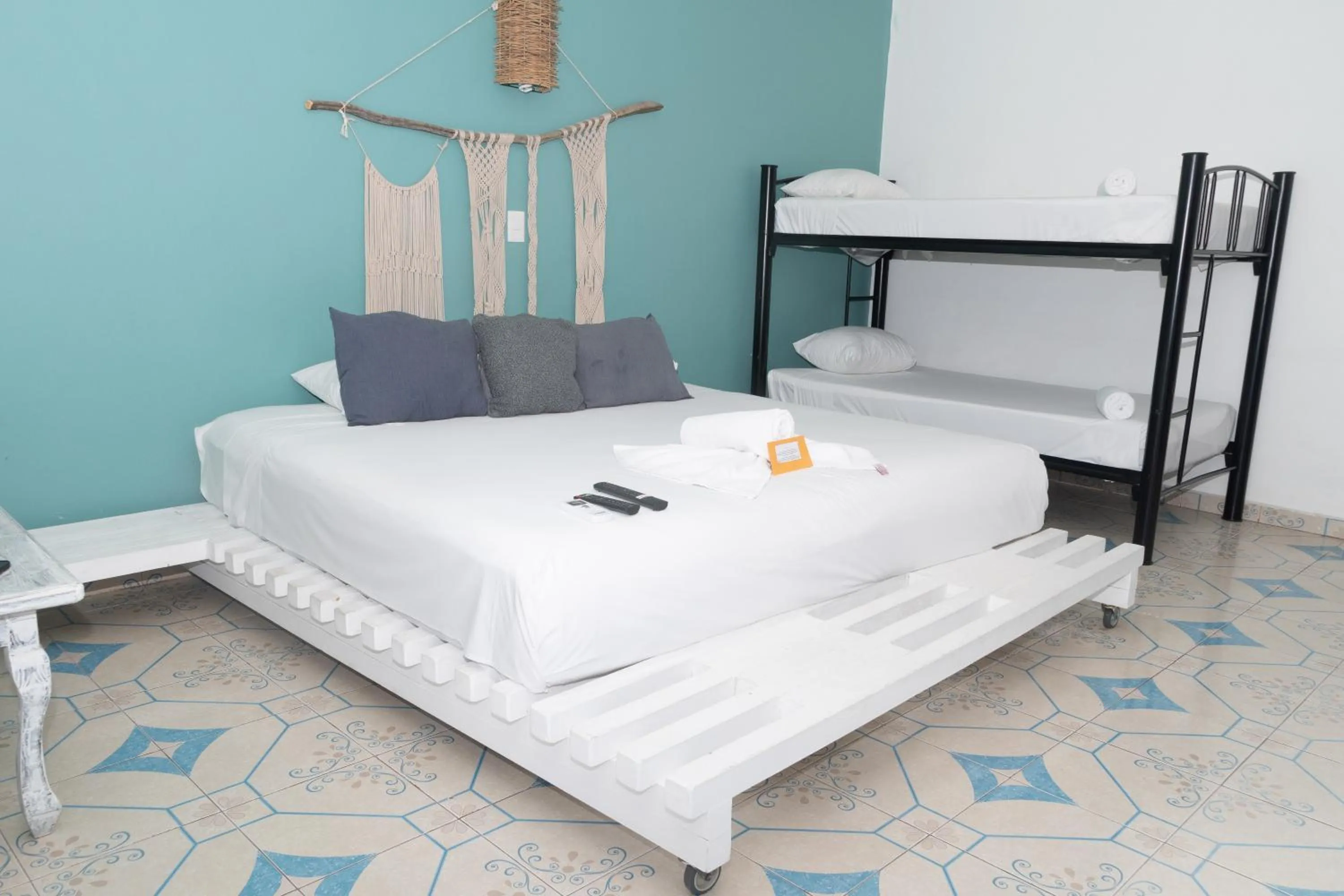 Bedroom, Bed in Casa Colonial Tulum