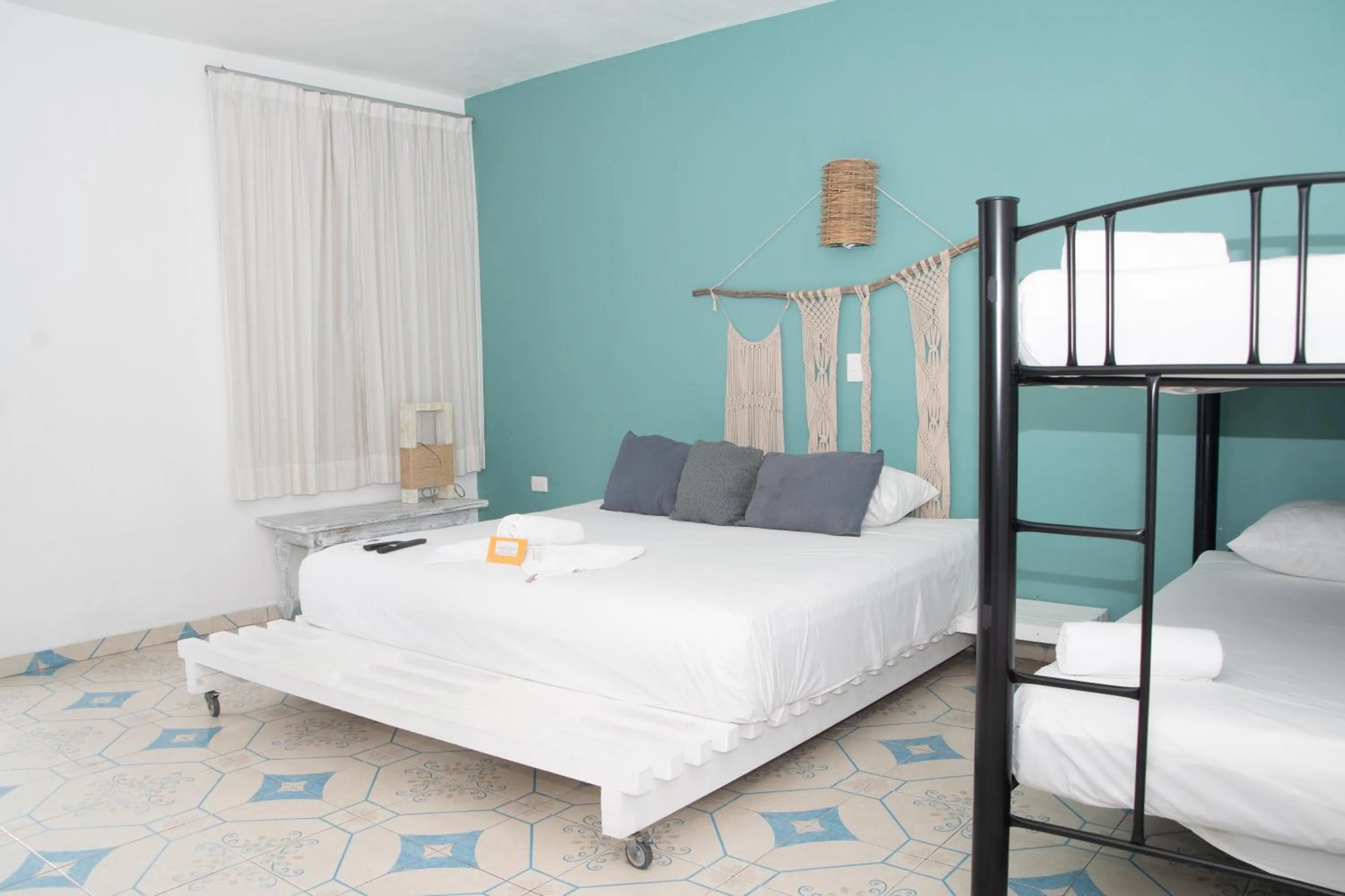 Bedroom, Bed in Casa Colonial Tulum