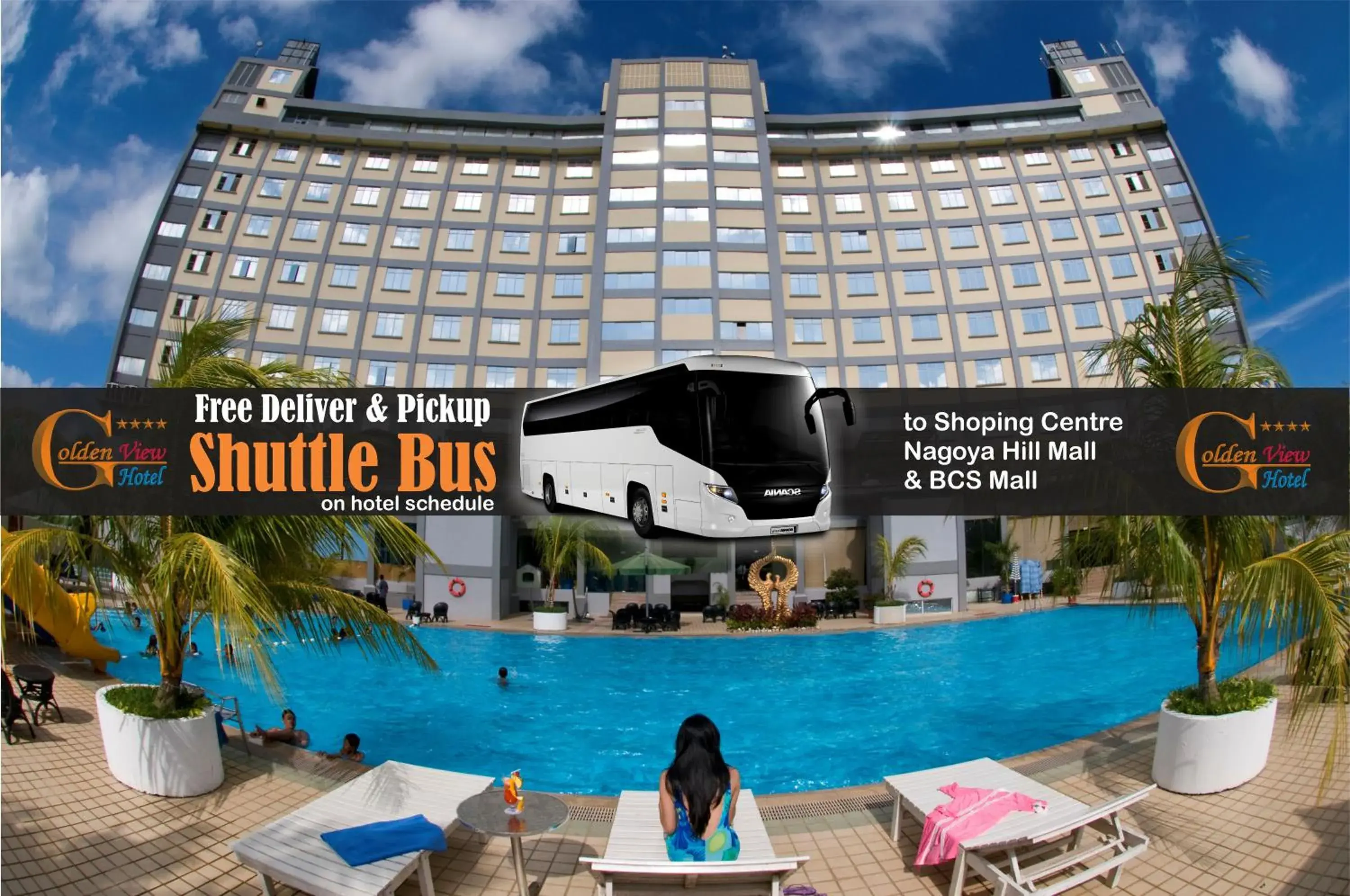 Property building in Golden View Hotel Property building in Golden View Hotel